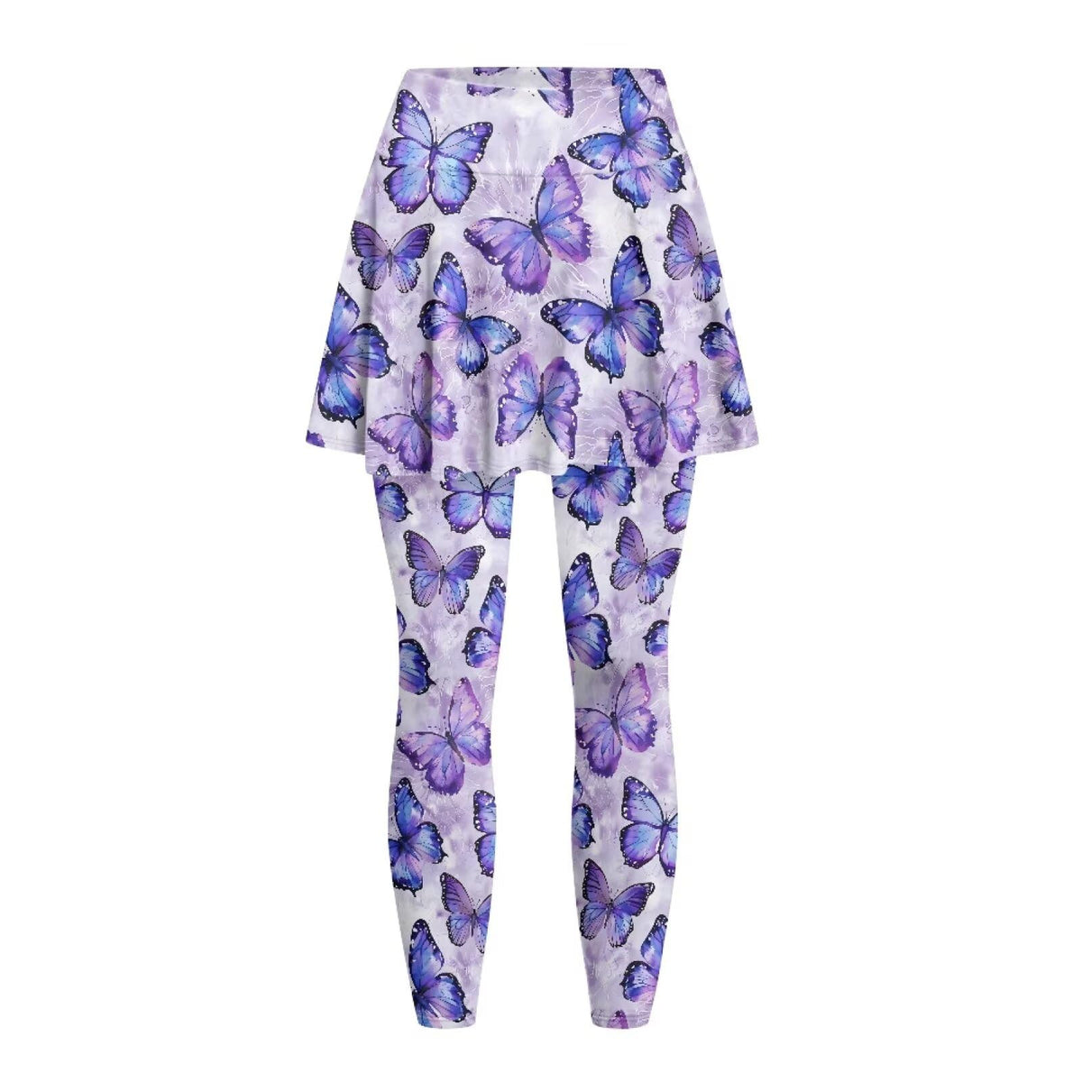 Women s Tennis Leggings with Skirts and Pockets - WHUVUMFY Official Imagery - 6