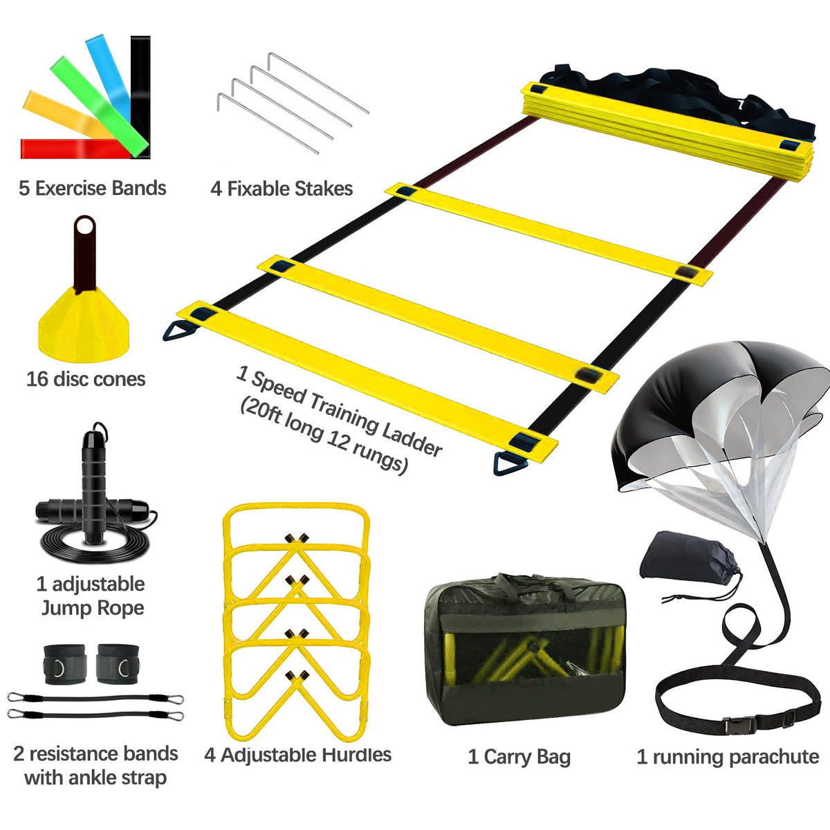 Agility Training Equipment Football Training Equipment - Haootadiy Official Imagery - 3
