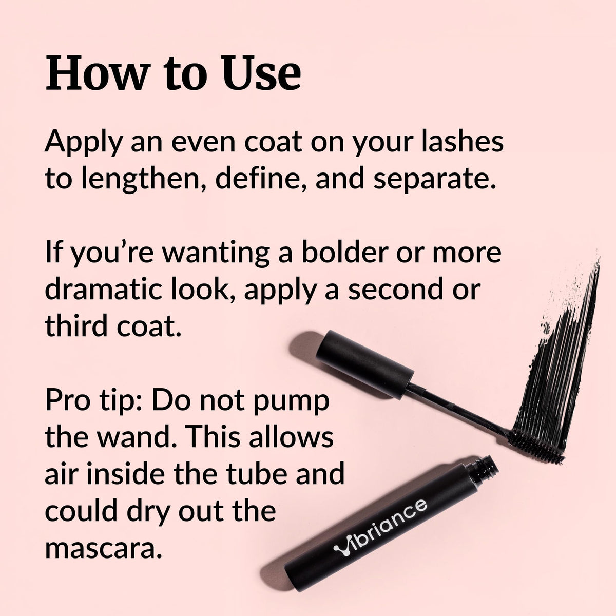 Vibriance Volumizing Tubing Mascara Soft Black - Vibriance Official Imagery - 4