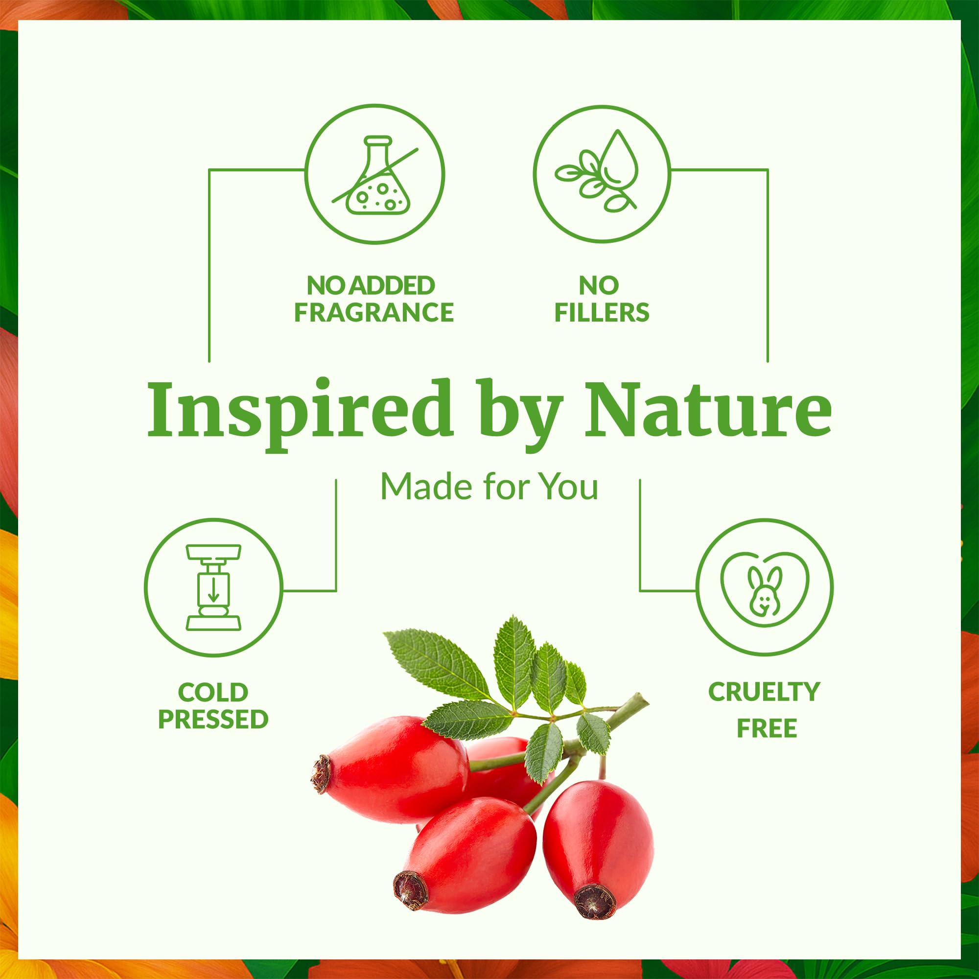 SVA ORGANICS SVA Organic Rosehip Seed Oil, Glass Bottle with Dropper, 4 Fl Oz - SVA ORGANICS Official Product View 3