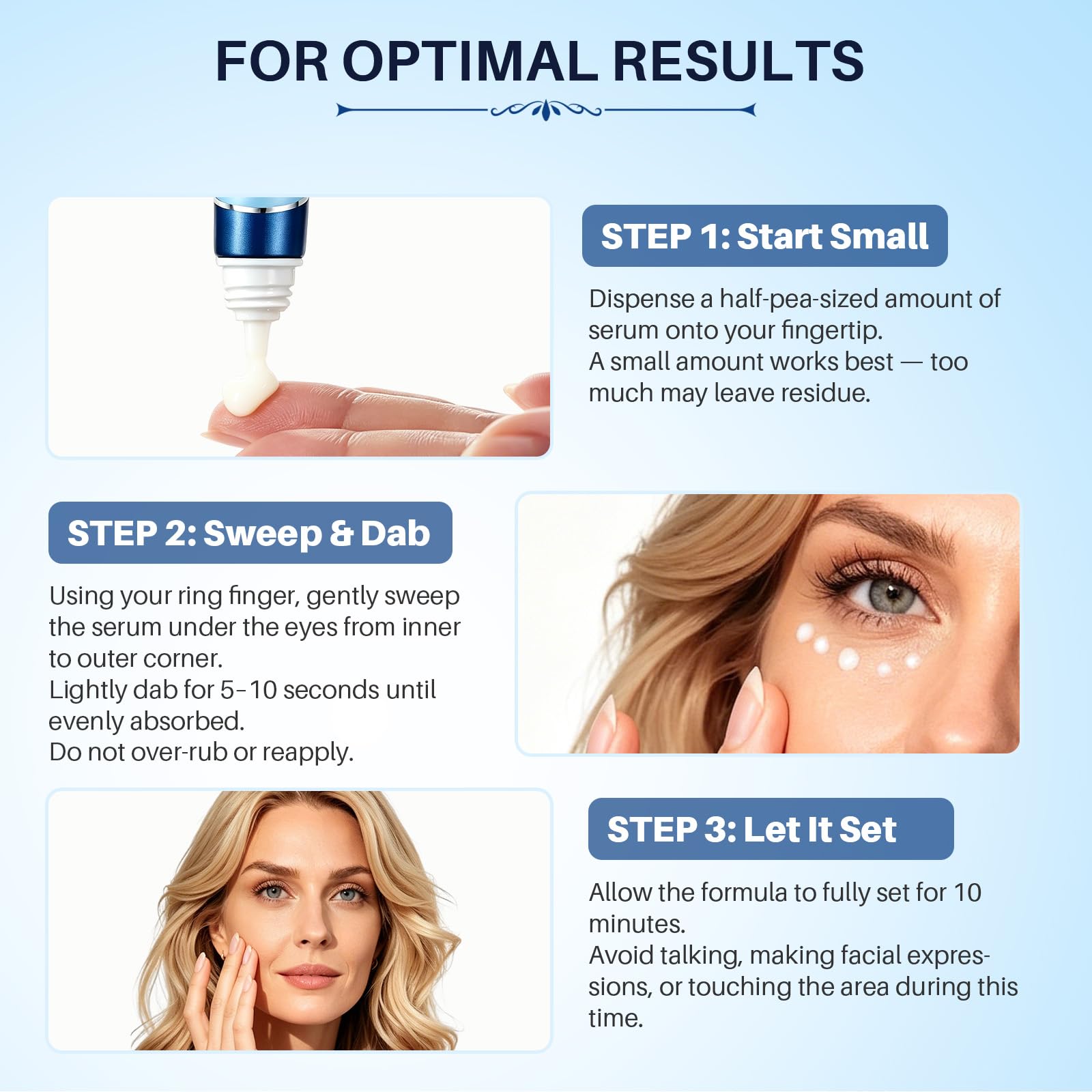 Instant Lift Eye Serum for Dark Circles Puffiness Anti Bag - meisiuri Official Imagery - 7