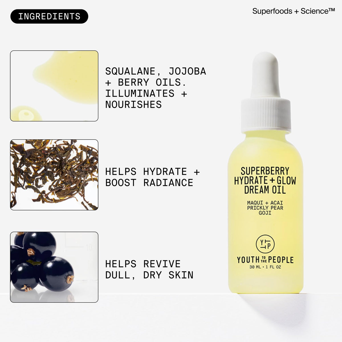 Youth To The People Superberry Hydrate Glow Dream Facial Oil - Premium Selection Official Imagery - 6