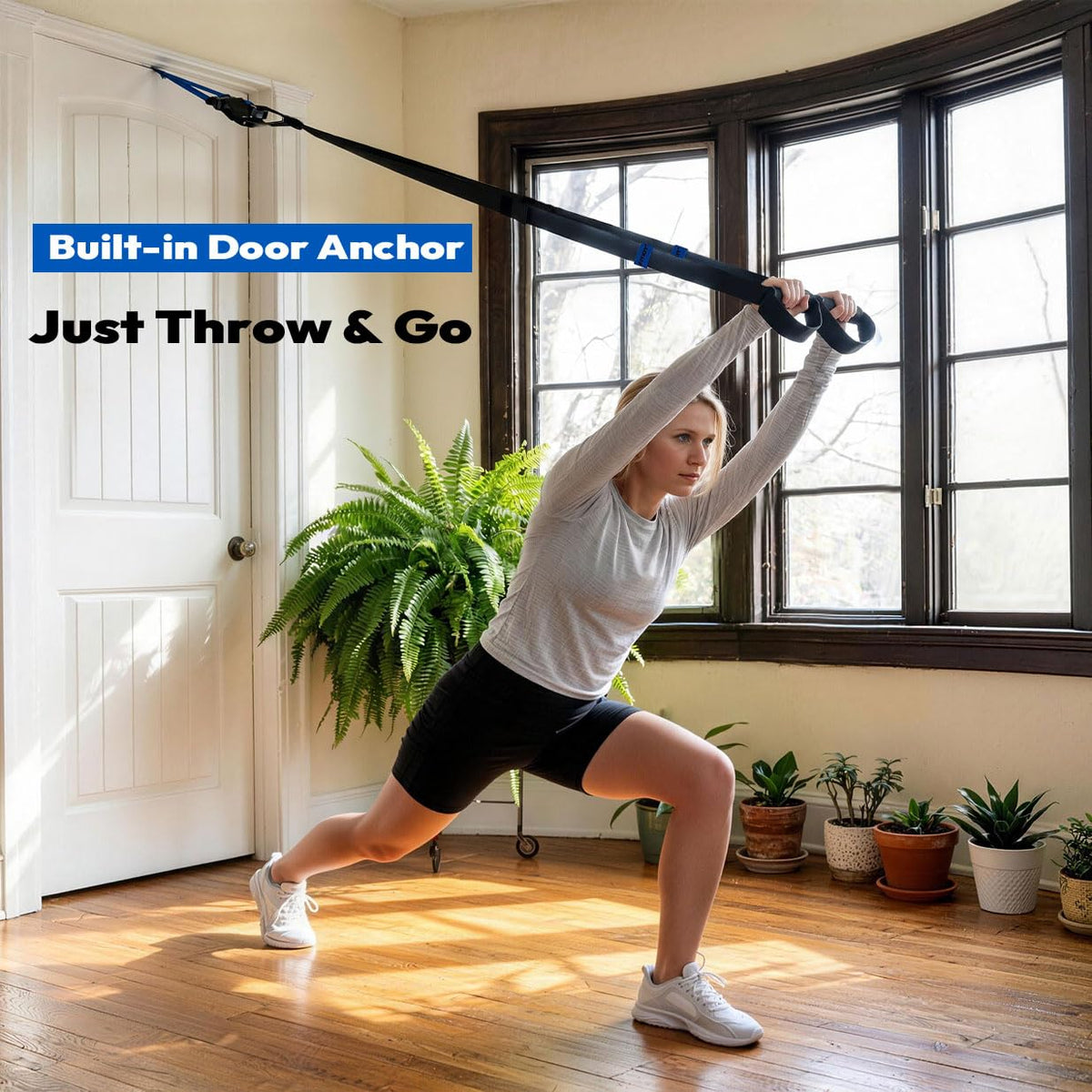FITKIT Suspension Fitness Trainer System with Built in Door - FITKIT Official Imagery - 5