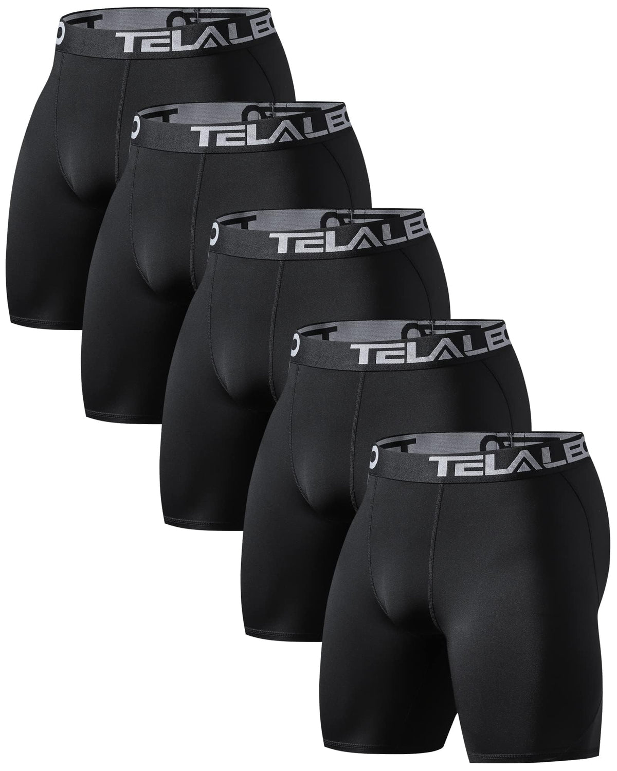 Compression Shorts Men Spandex Athletic Underwear Boxer - TELALEO Official Imagery - 1