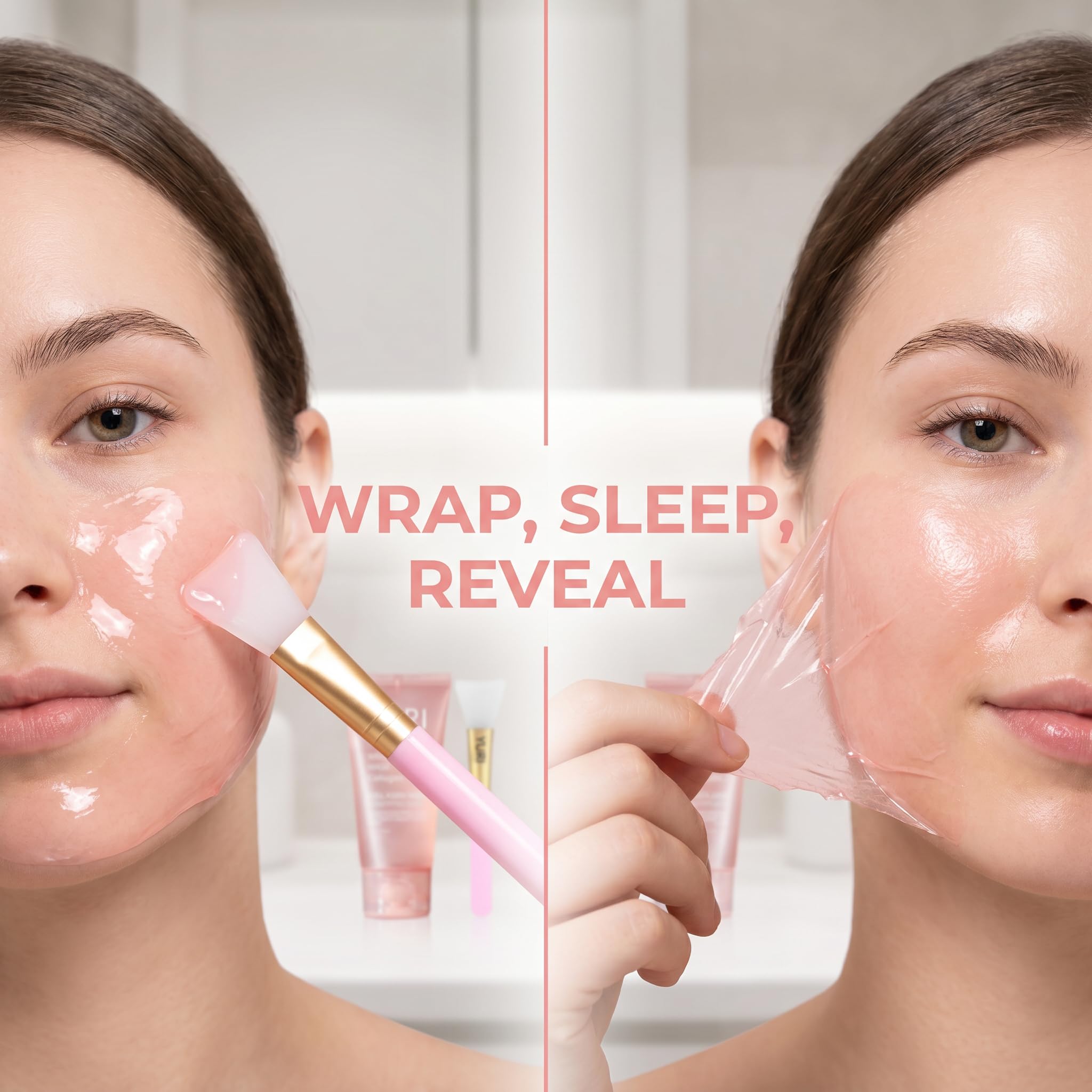 YURI Collagen Night Wrapping Mask, Overnight Peel-Off Sleeping - Yuri Korean Beauty
