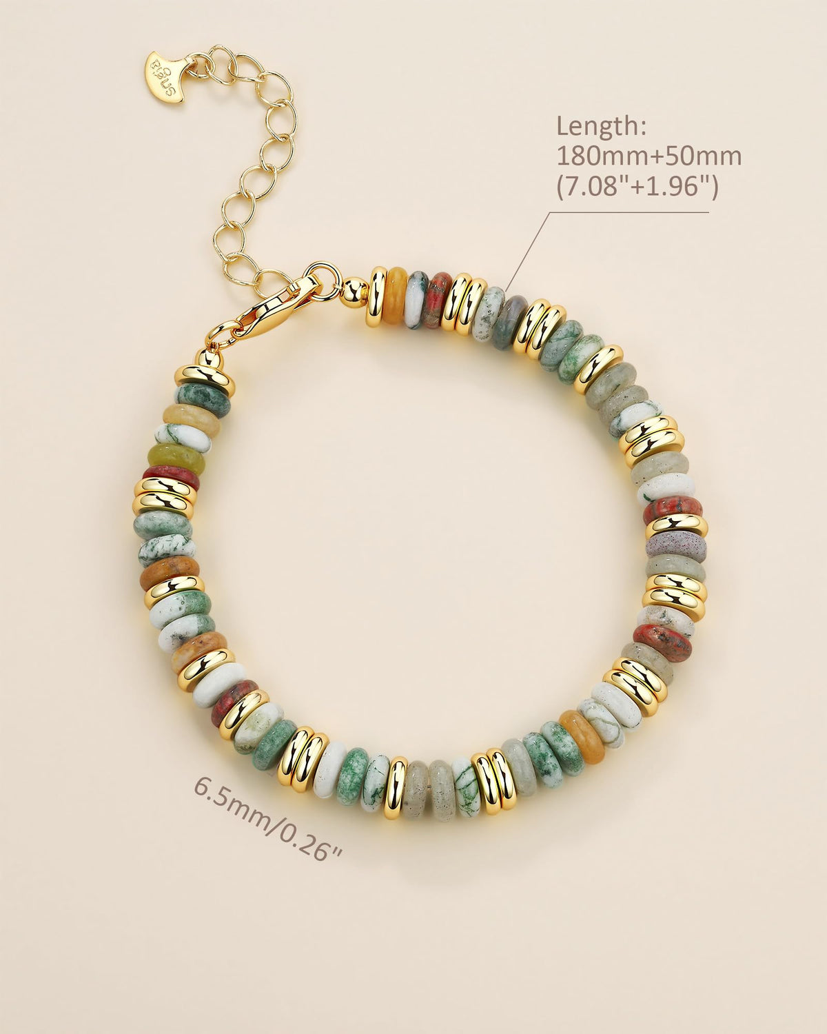 SNGIA Colorful 18K Gold Plated Bracelets for Women Stack - SNGIA Official Imagery - 3