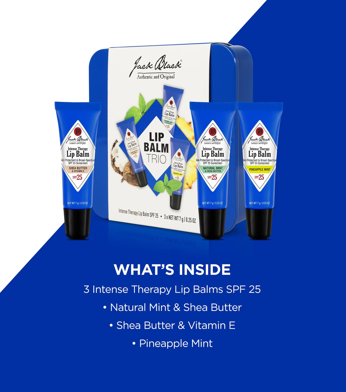 Jack Black Intense Therapy Lip Balm SPF 25 Sun Protection - Premium Selection Official Imagery - 6