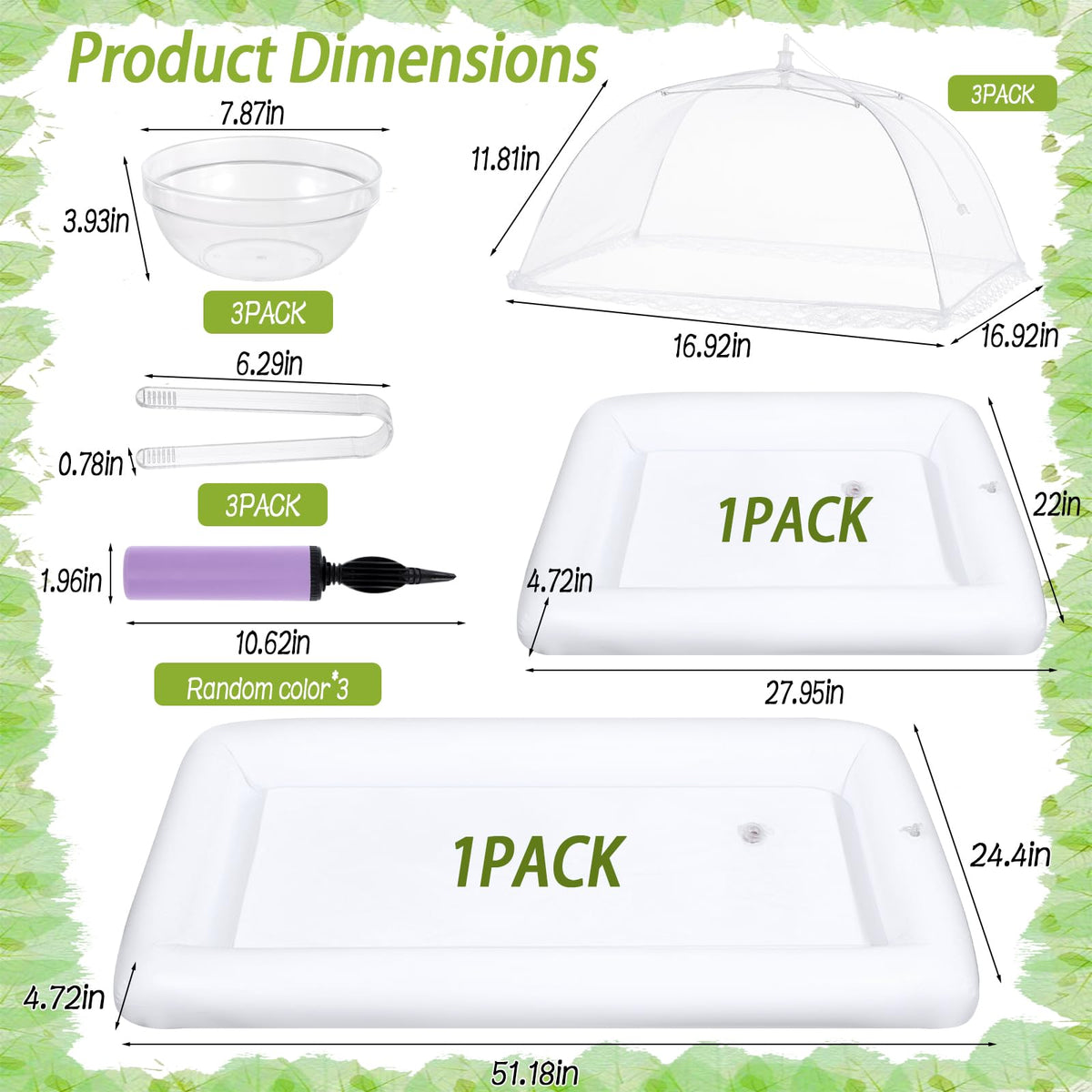 Inflatable Cooler for Parties Serving Bar Mesh Food Cover - Wenceda Official Imagery - 4