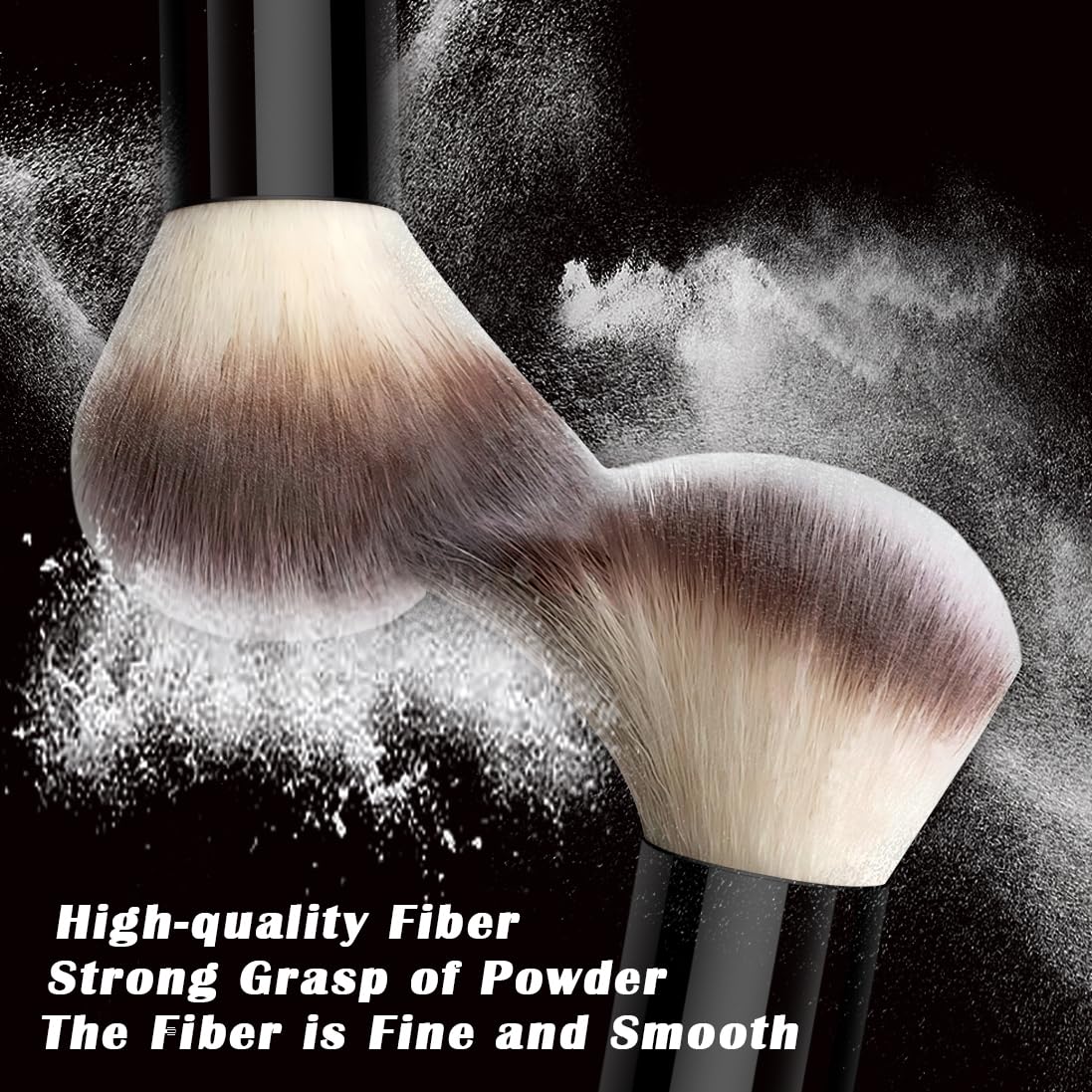HGHDBT 57Pcs Black Makeup Brushes Set Professional with Case - HGHDBT Official Imagery - 4