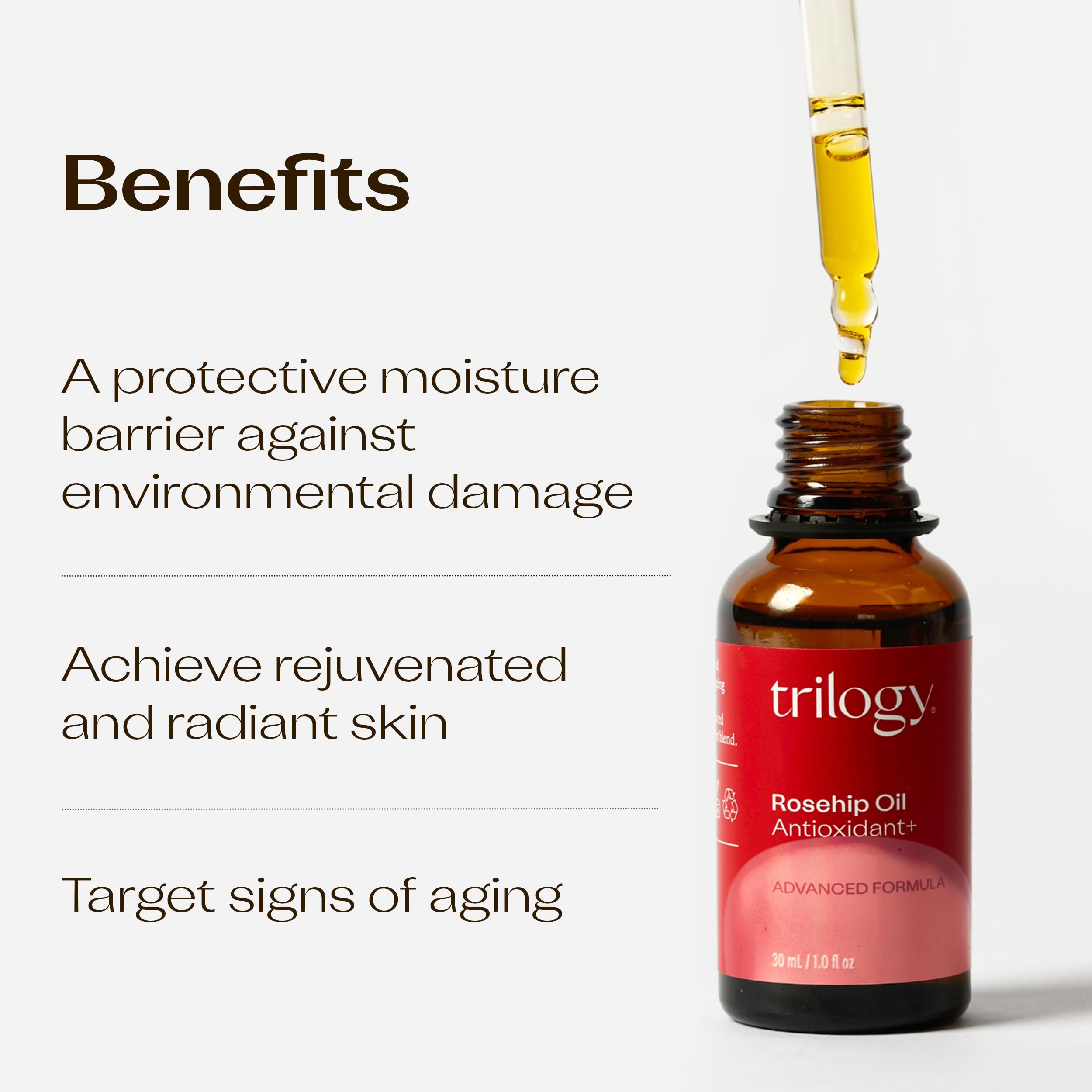 Trilogy Rosehip Oil Antioxidant+, Certified Organic Face Oil, 1 Fl Oz - Trilogy Official Product View 4