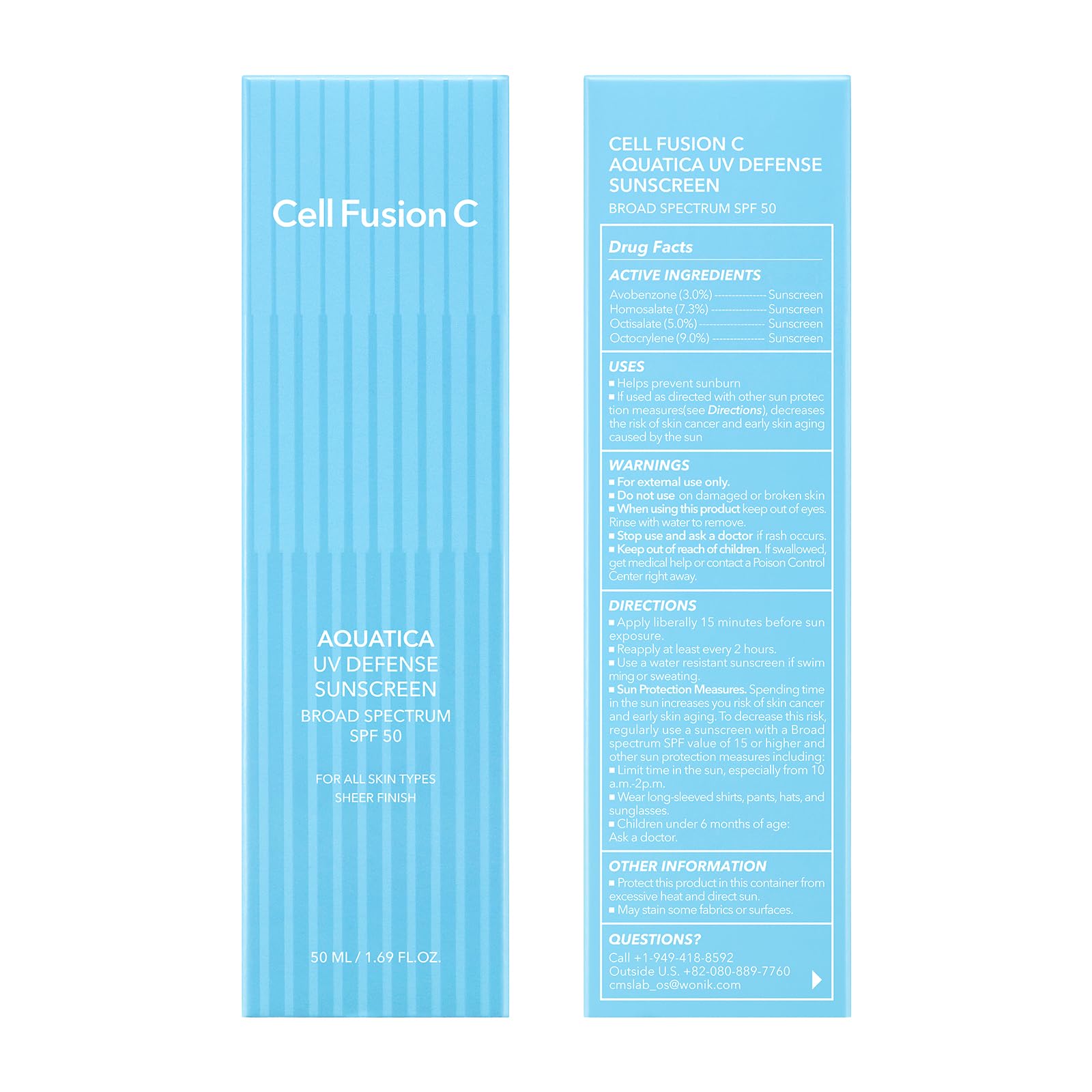 Cell Fusion C Aquatica UV Defense Face Sunscreen SPF 50 No - Cell Fusion C Official Imagery - 8