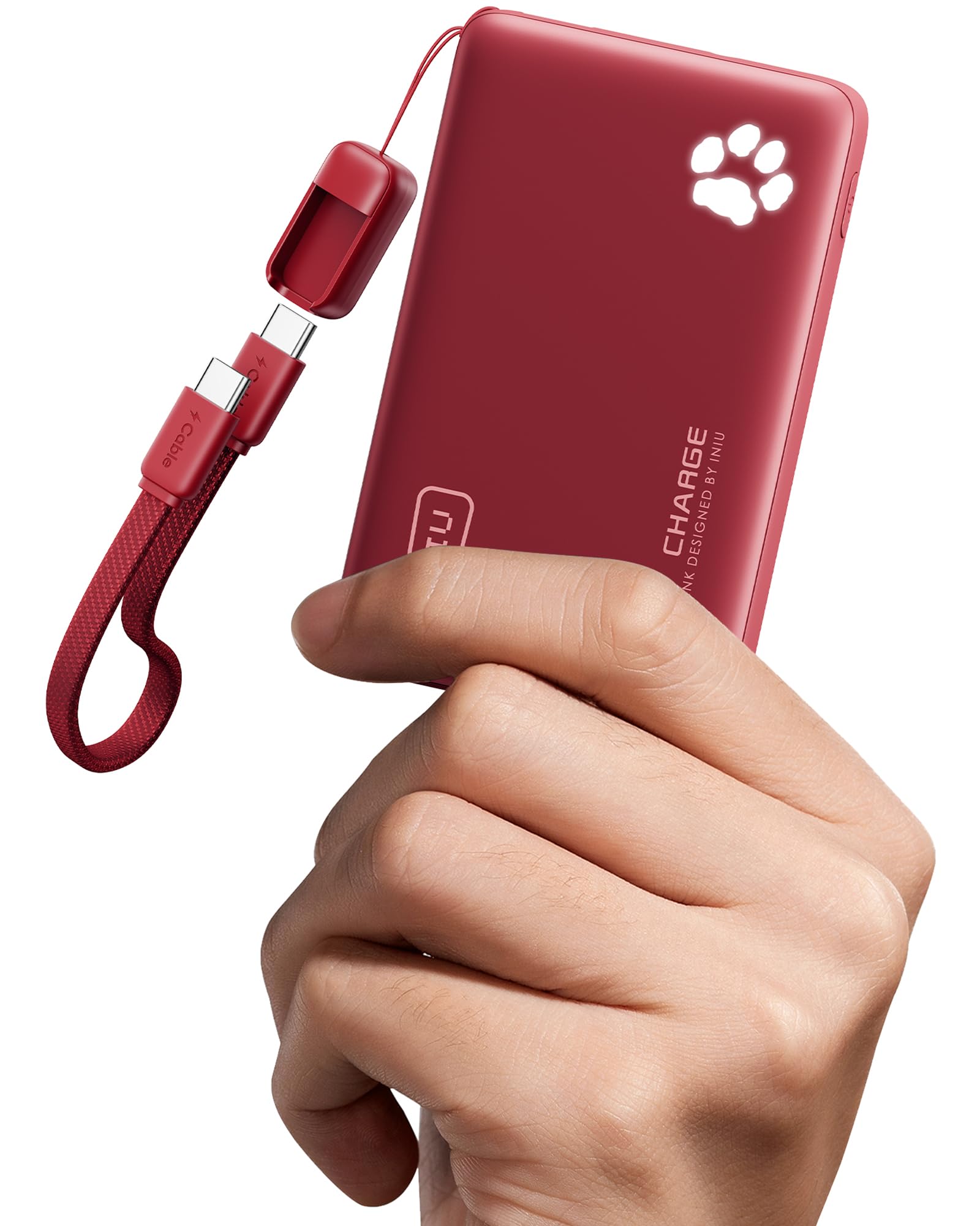 INIU 10000mAh 45W Fast Charging Portable Charger, Smaller Travel Power Bank - INIU Official Product View 8