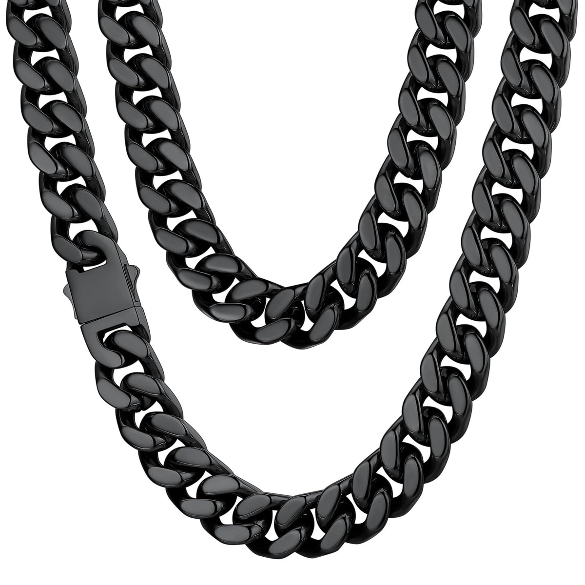 ChainsHouse Cuban Link Chain for Men Stainless Steel - ChainsHouse Official Imagery - 7