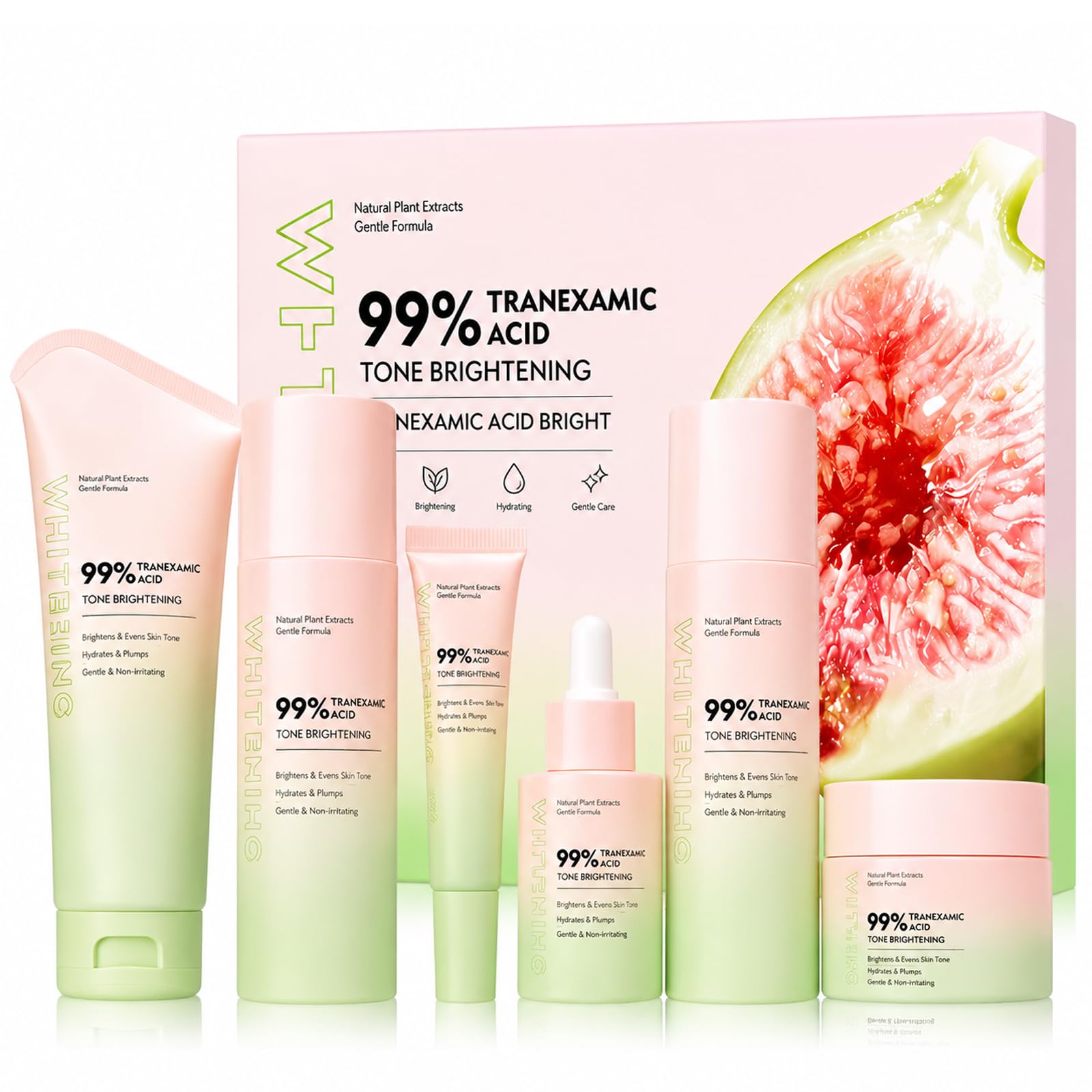 6PCS Figs Korean Skin Care Set, Moisturizing Korean Facial Kits - Jiakale