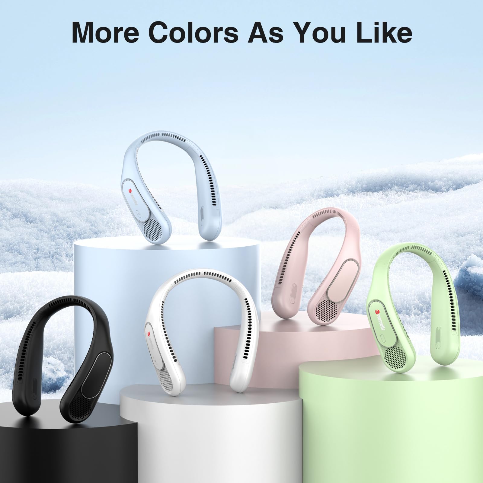 Hotsales Neck Fan, Bladeless Fan That Blows Cold Air, Portable Recharg - View 9