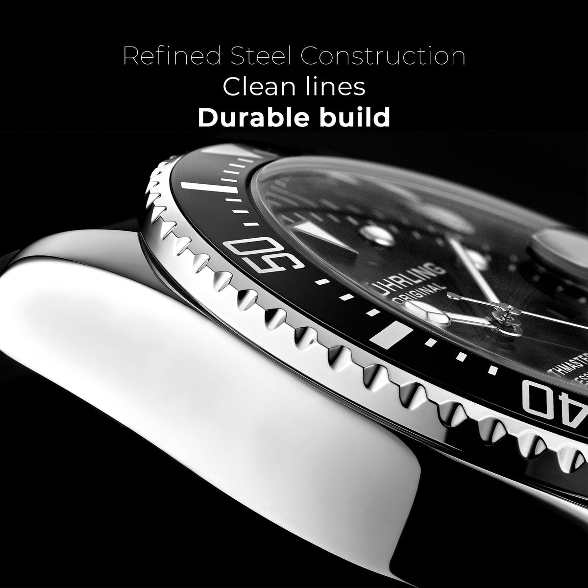 Stuhrling Original Men s Dive Watch 42mm Stainless Steel - Stuhrling Original Official Imagery - 6