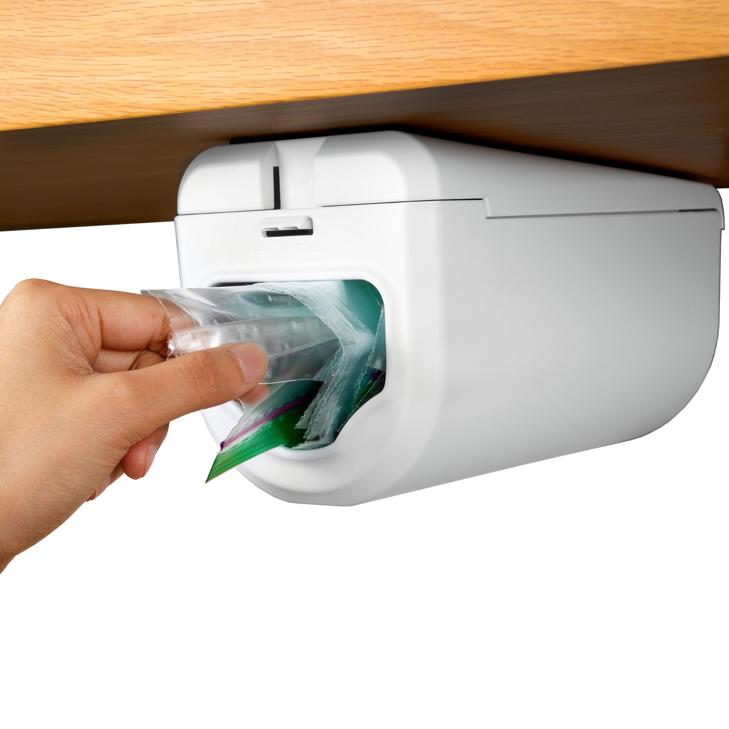 ELYPRO Under Cabinet Sandwich Bag Holder & Dispenser - View 7