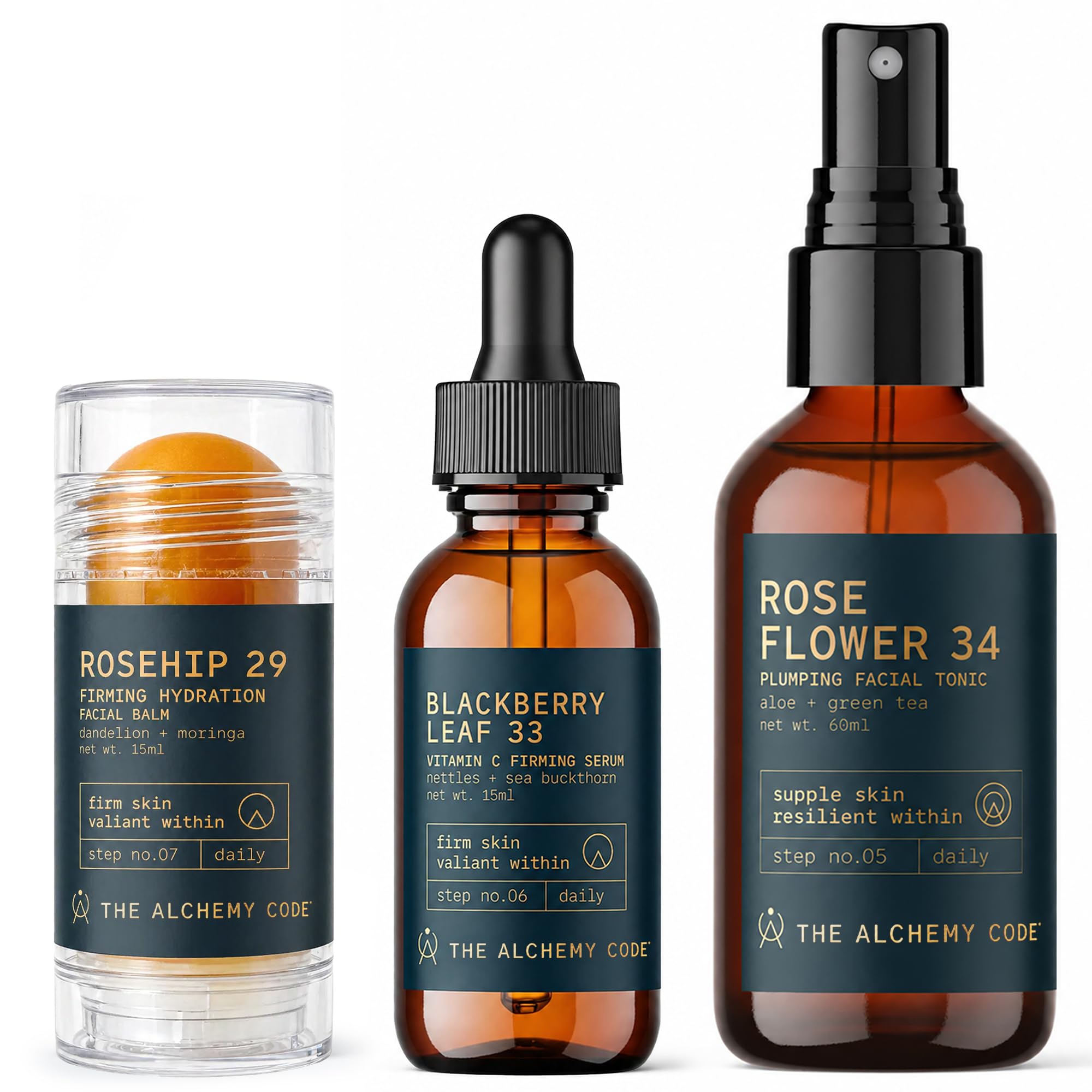 Valiant System Hydration 3-Step Botanical Skincare Ritual - The Alchemy Code