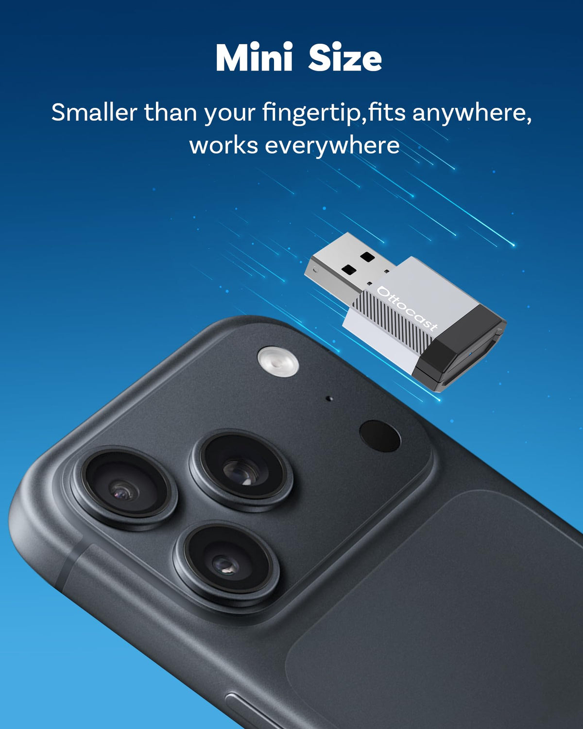OTTOCAST Mini Nova 2 in 1 Wireless CarPlay Android Auto AI - OTTOCAST Official Imagery - 6