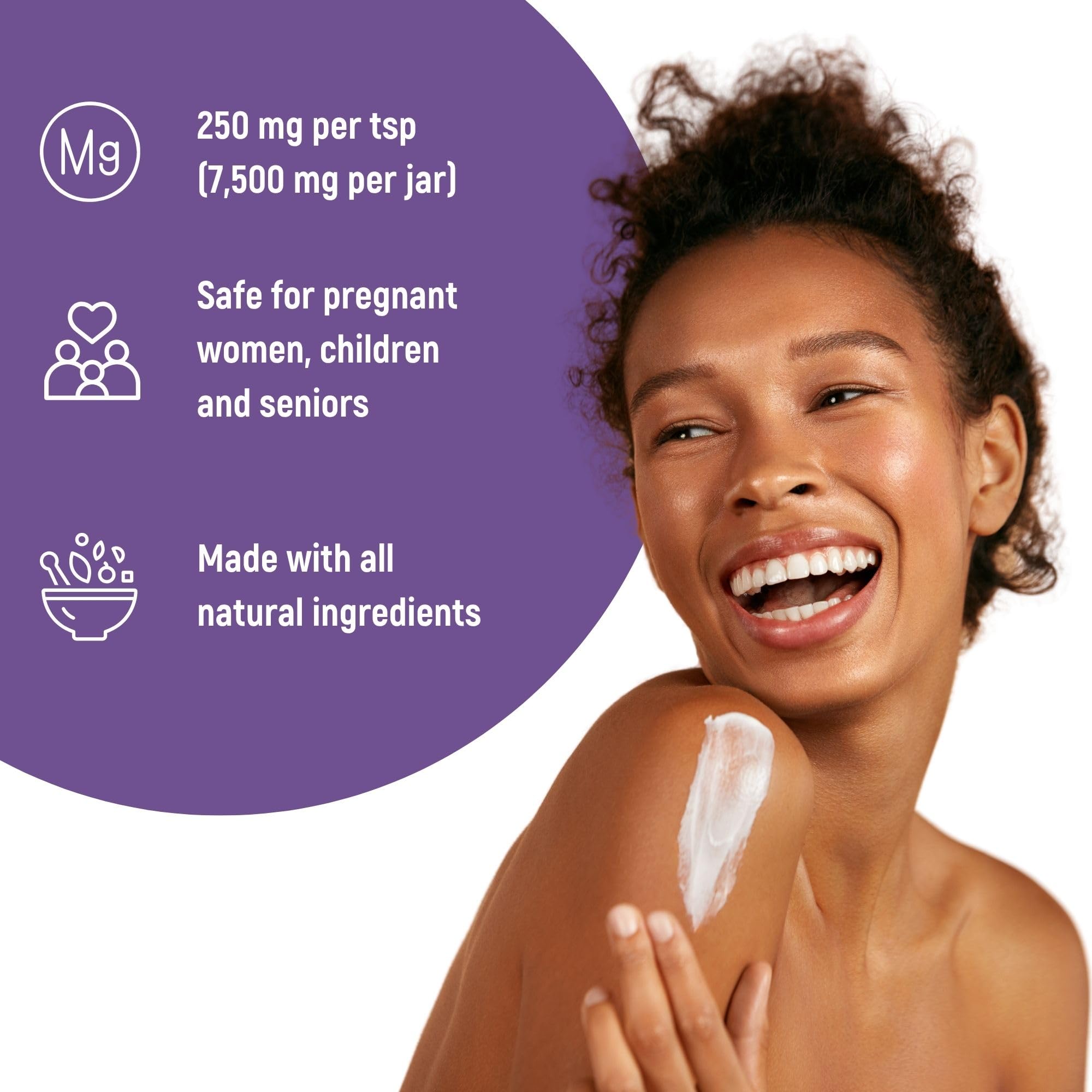 Magnum Solace Nighttime Magnesium Lotion with MSM & Arnica – Highly Concentrated Magnesium for Muscles & Joints – Apply to Legs or Feet Before Bed – Skin-Friendly