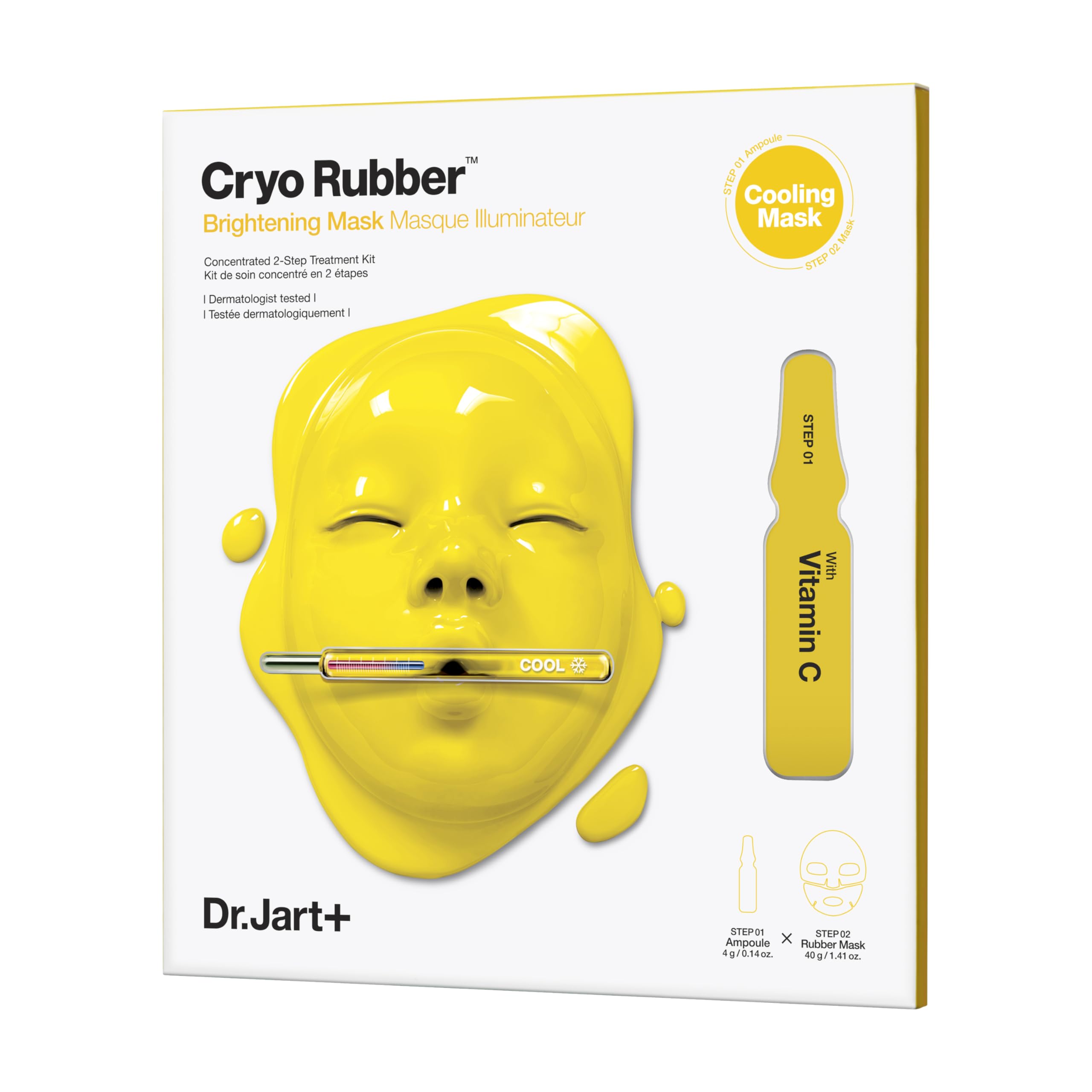 Dr.Jart+ Cryo Rubber Cooling Korean Face Mask with Serum Ampoule - Generic