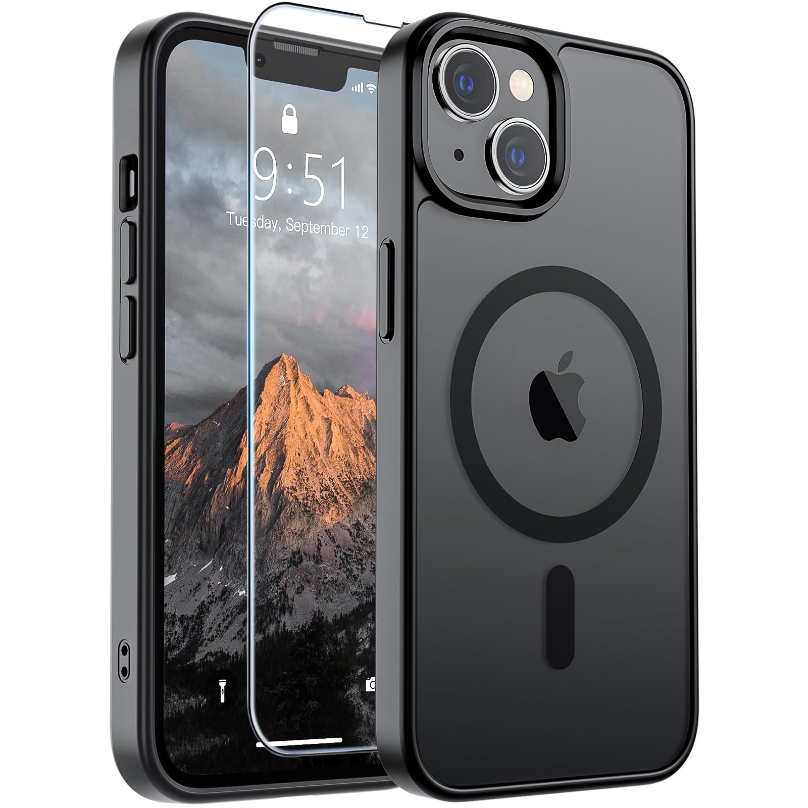 SUPFINE Magnetic for iPhone 13 Case - iPhone 14 Case Black - SUPFINE Official Product View 1
