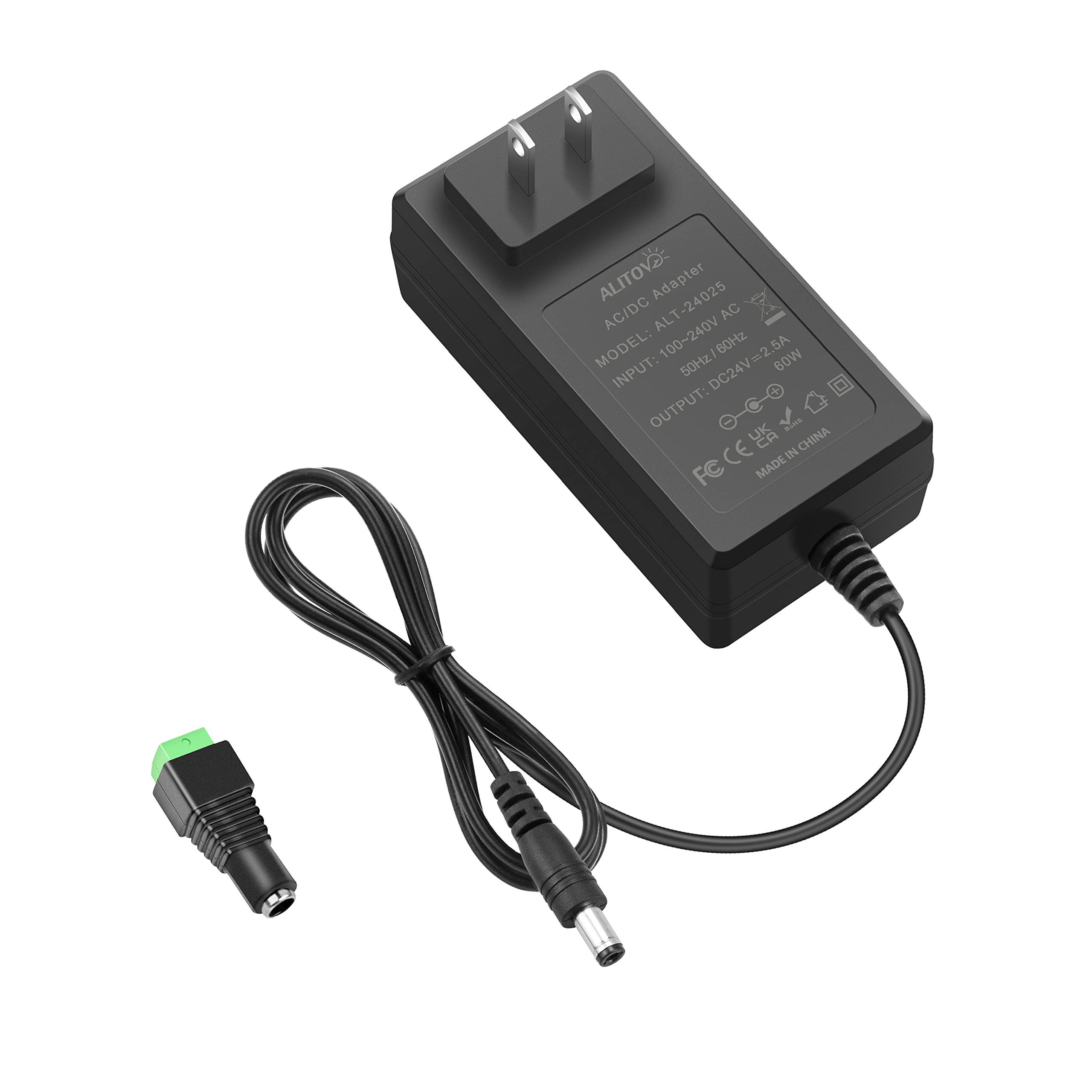 ALITOVE 24V 3A 72W AC to DC Adapter Power Supply Converter AC 100 - ALITOVE Official Product View 9