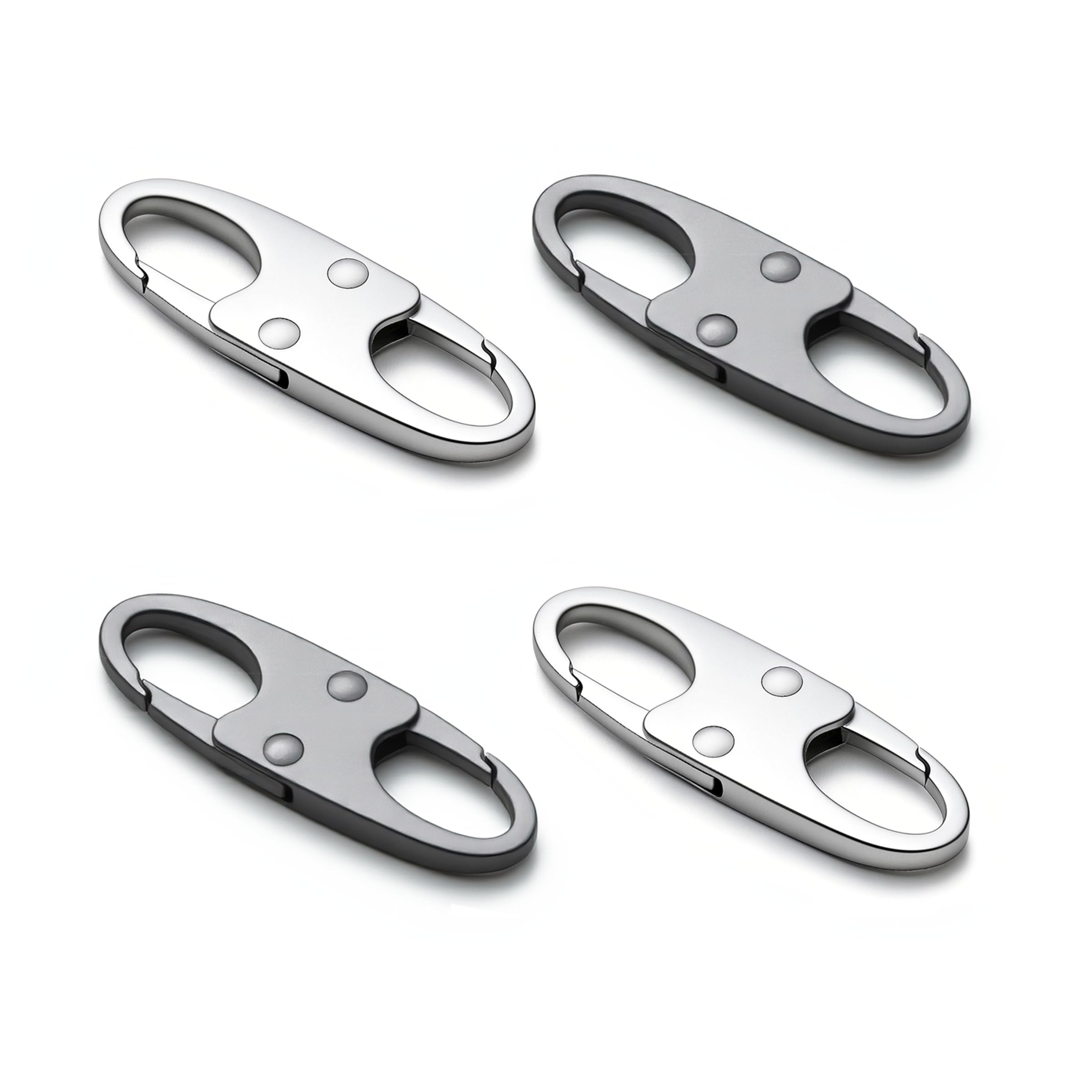 zelin Anti Theft Zipper Clips, Travel Essentials, Carabiner, 4Pcs Grey - zelin Official Product View 9