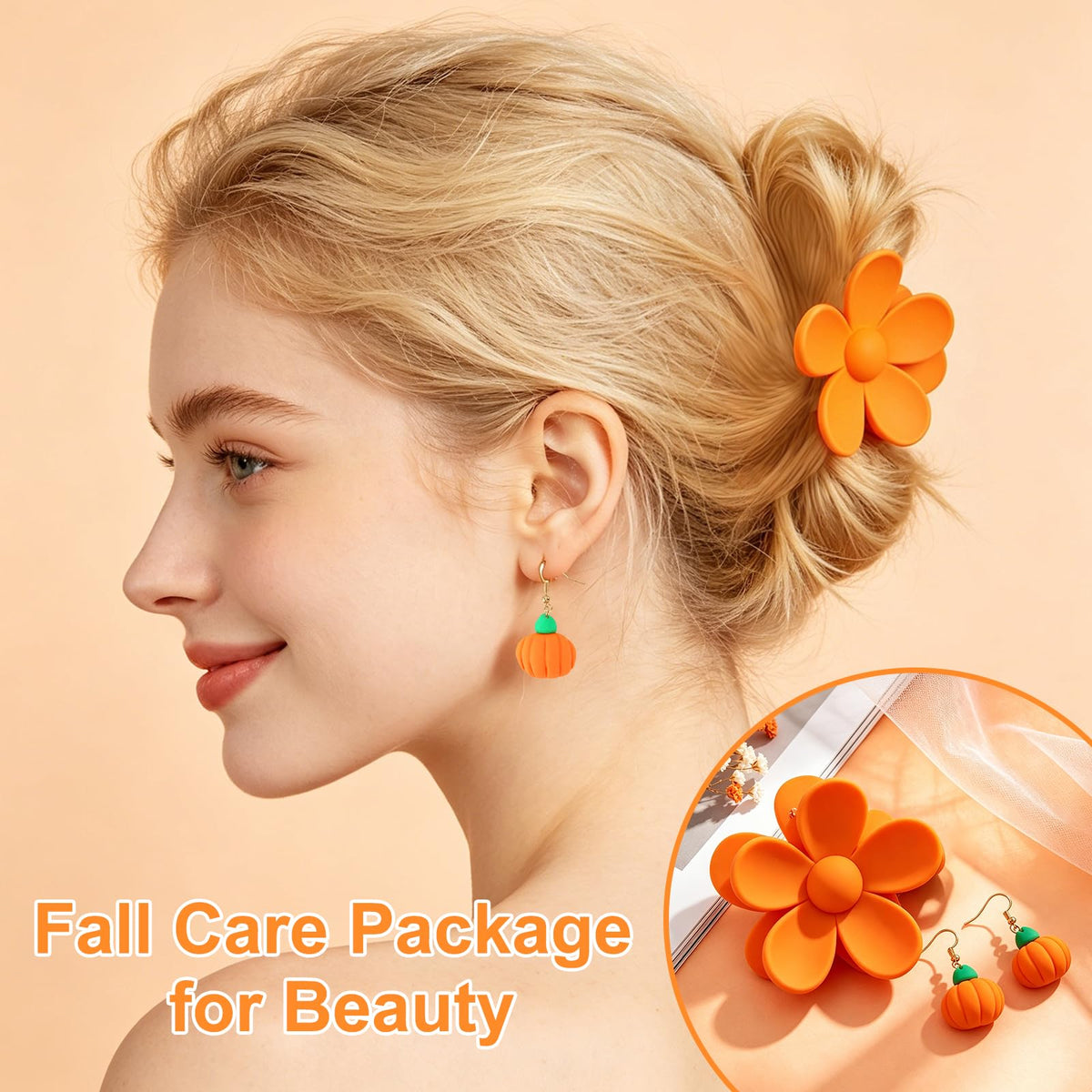 Fall Gifts Baskets for Women Pumpkin Themed Get Well Package - Soyminer Official Imagery - 6