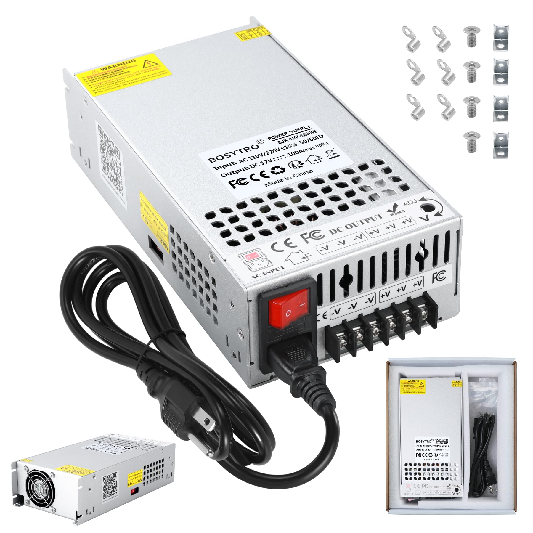 BOSYTRO Upgraded 12V DC Power Supply 600W 50A AC to DC Converter - BOSYTRO Official Product View 9