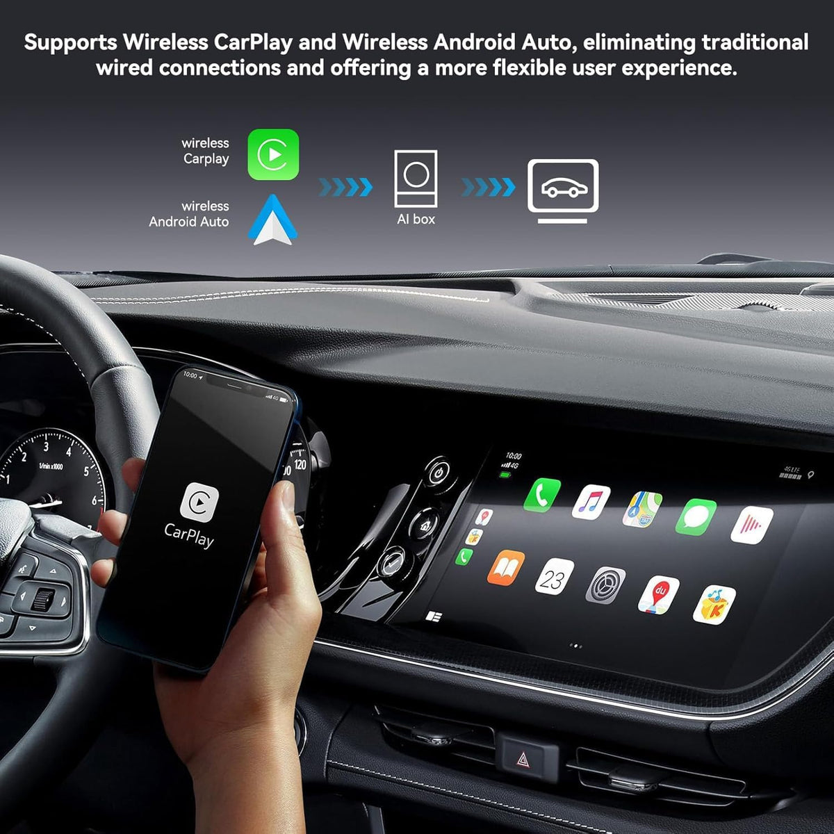 Wireless CarPlay Adapter Carplay Ai Box Wireless Carplay - LVEHO Official Imagery - 5