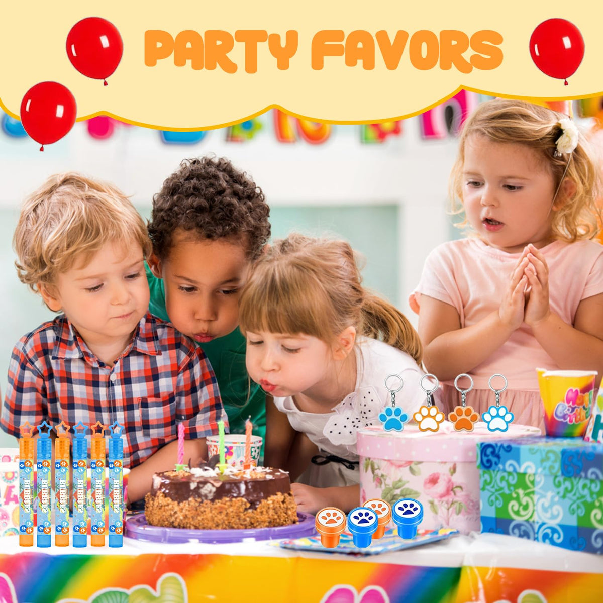 130Pcs Birthday Party Favors Gift Decorations Supplies for - WPAZH Official Imagery - 7