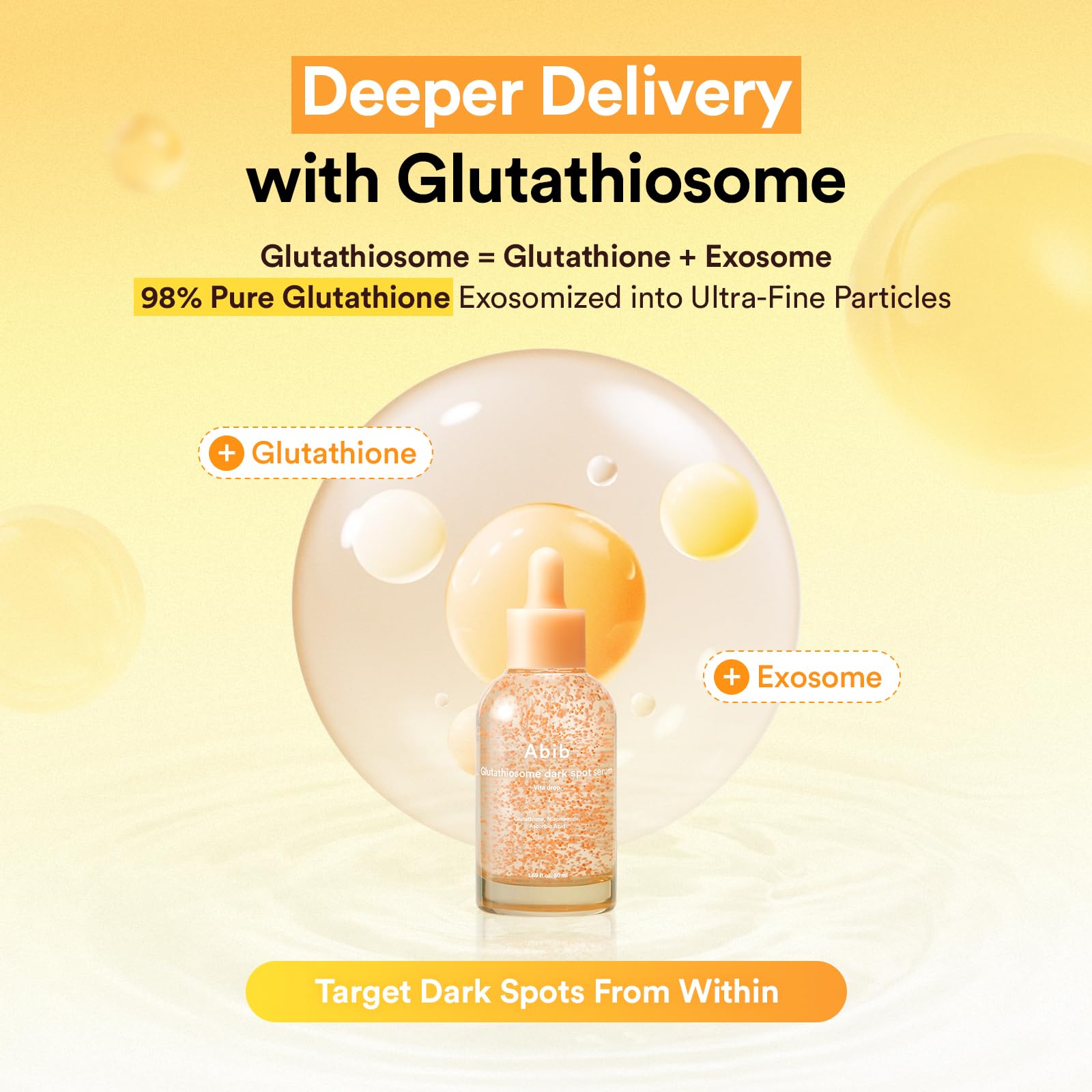 Abib Glutathiosome dark spot serum Vita drop &amp; Glutathiosome - Abib