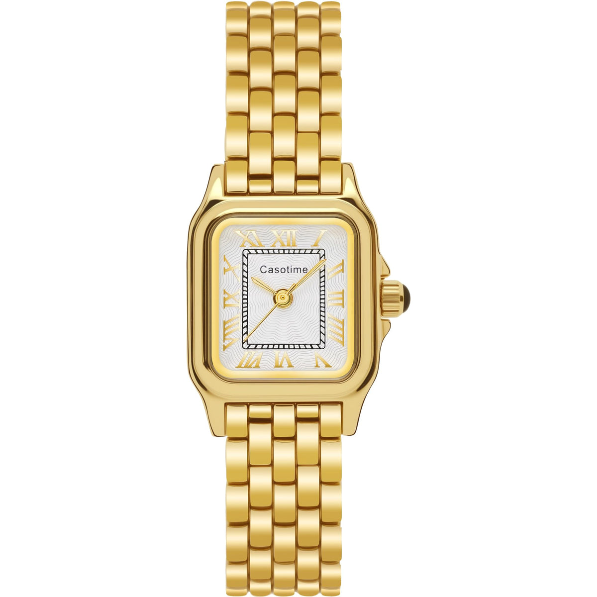 Gold Watches for Women Vintage Rectangular Dainty Jewelry - Casotime Official Imagery - 1