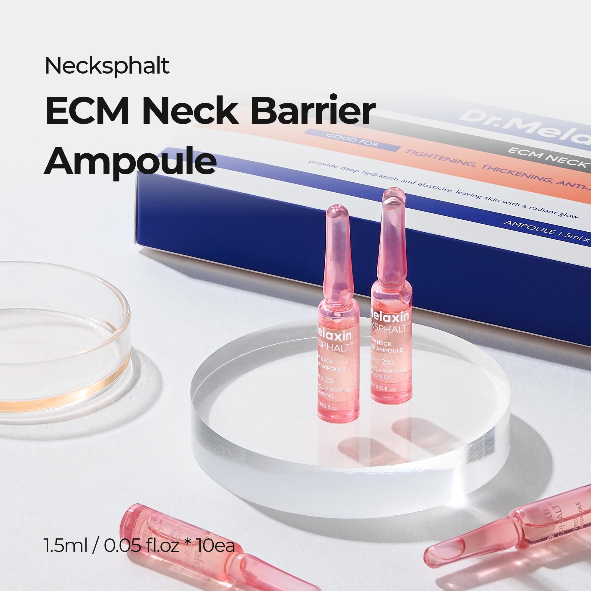 Dr.Melaxin Neck Tightening Ampoule – Firming & Lifting Ampoule for Neck - Dr.Melaxin Official Product View 3