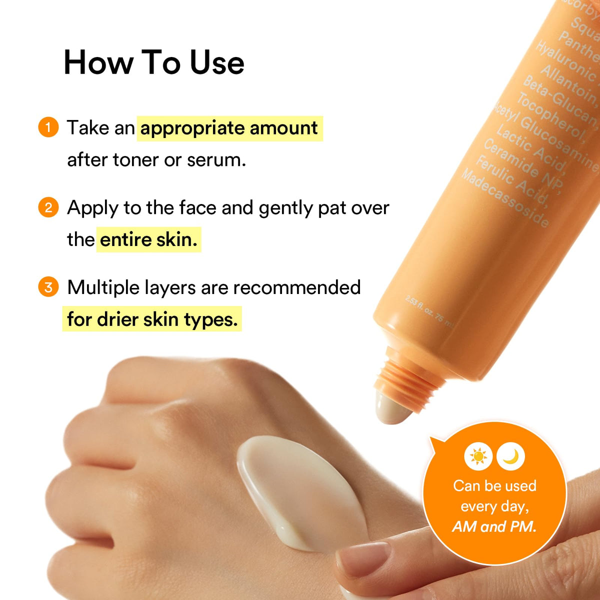 Abib Glutathiosome Cream Vita Tube Moisturizer for Dull - Abib Official Imagery - 7