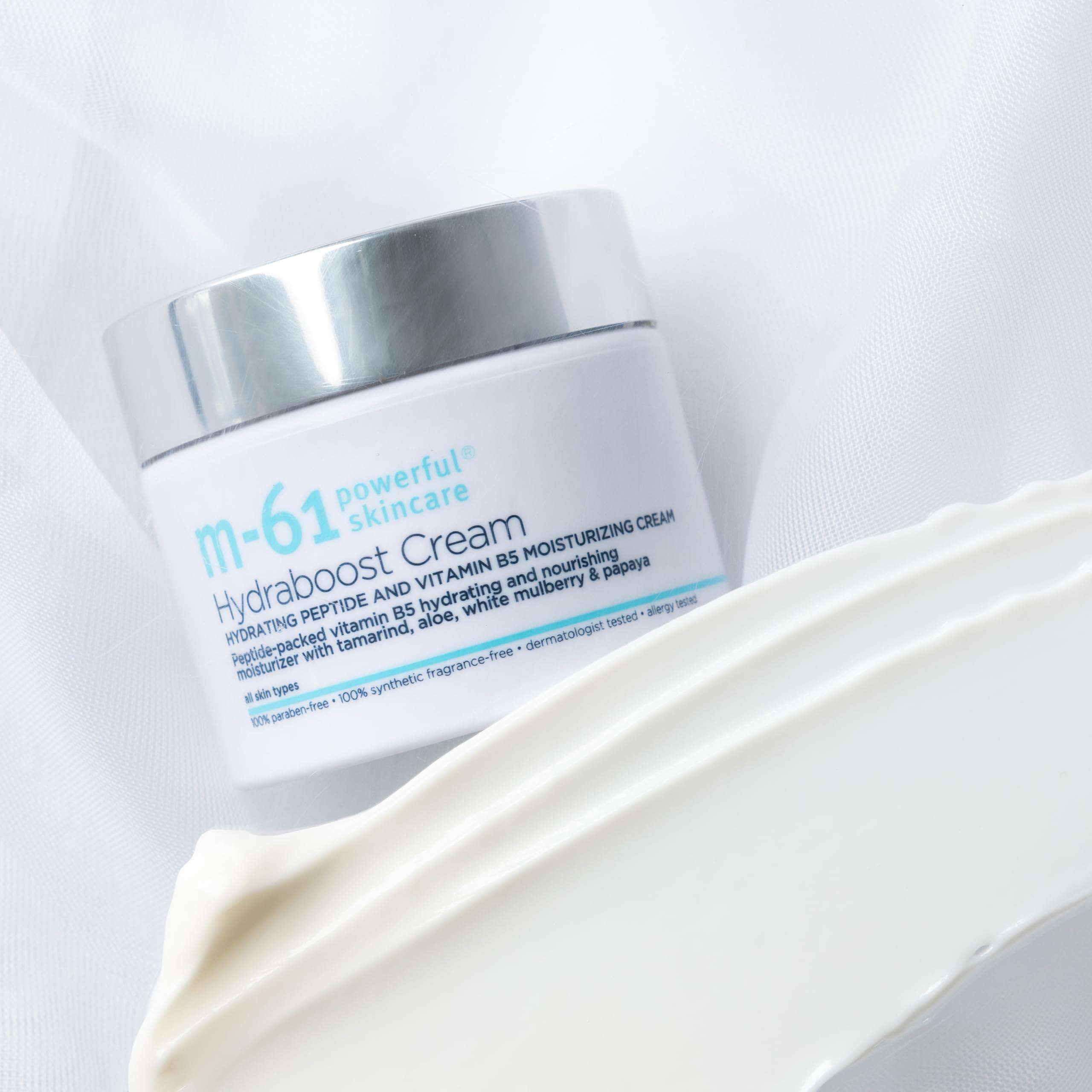m-61 Hydraboost Cream - Ultra-Nourishing, Moisturizing Face Cream to Plump, Hydrate, Repair | Hyaluronic Acid, Peptides, Vitamins E & B5 | For All Skin Types | Made in USA - 1.7 Fl Oz - Elefair Tech Official Product View 9
