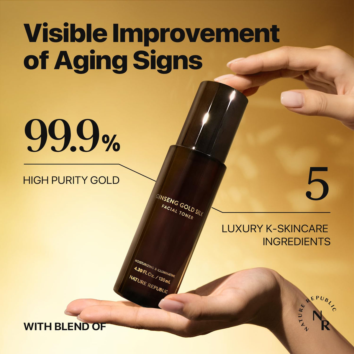 Nature Republic Ginseng Gold Silk Facial Toner 130 ml 4 39 - Nature Republic Official Imagery - 6
