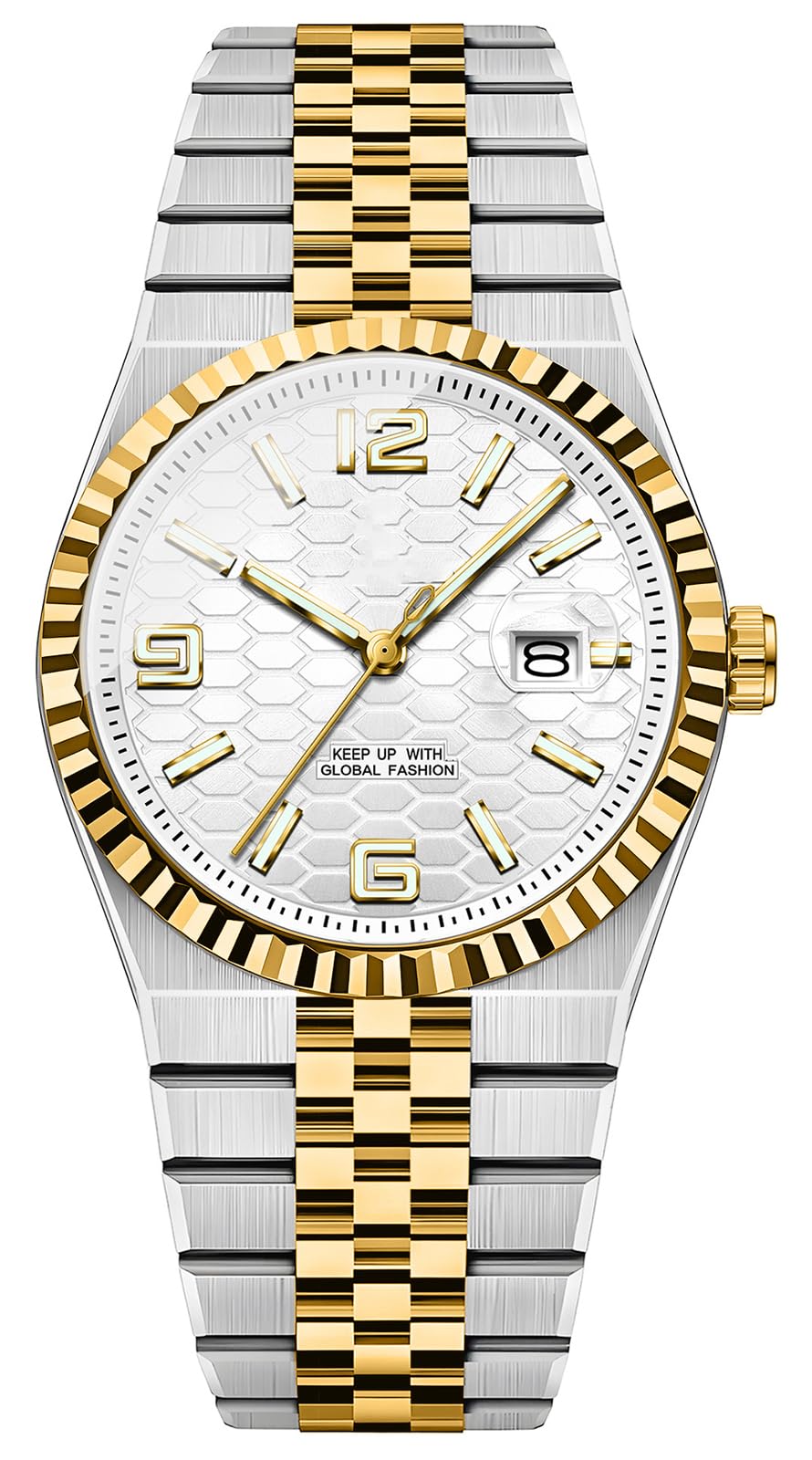 BESTKANG Men's Watch Quartz Luminous Date Fashion Waterproof - Product Imagery