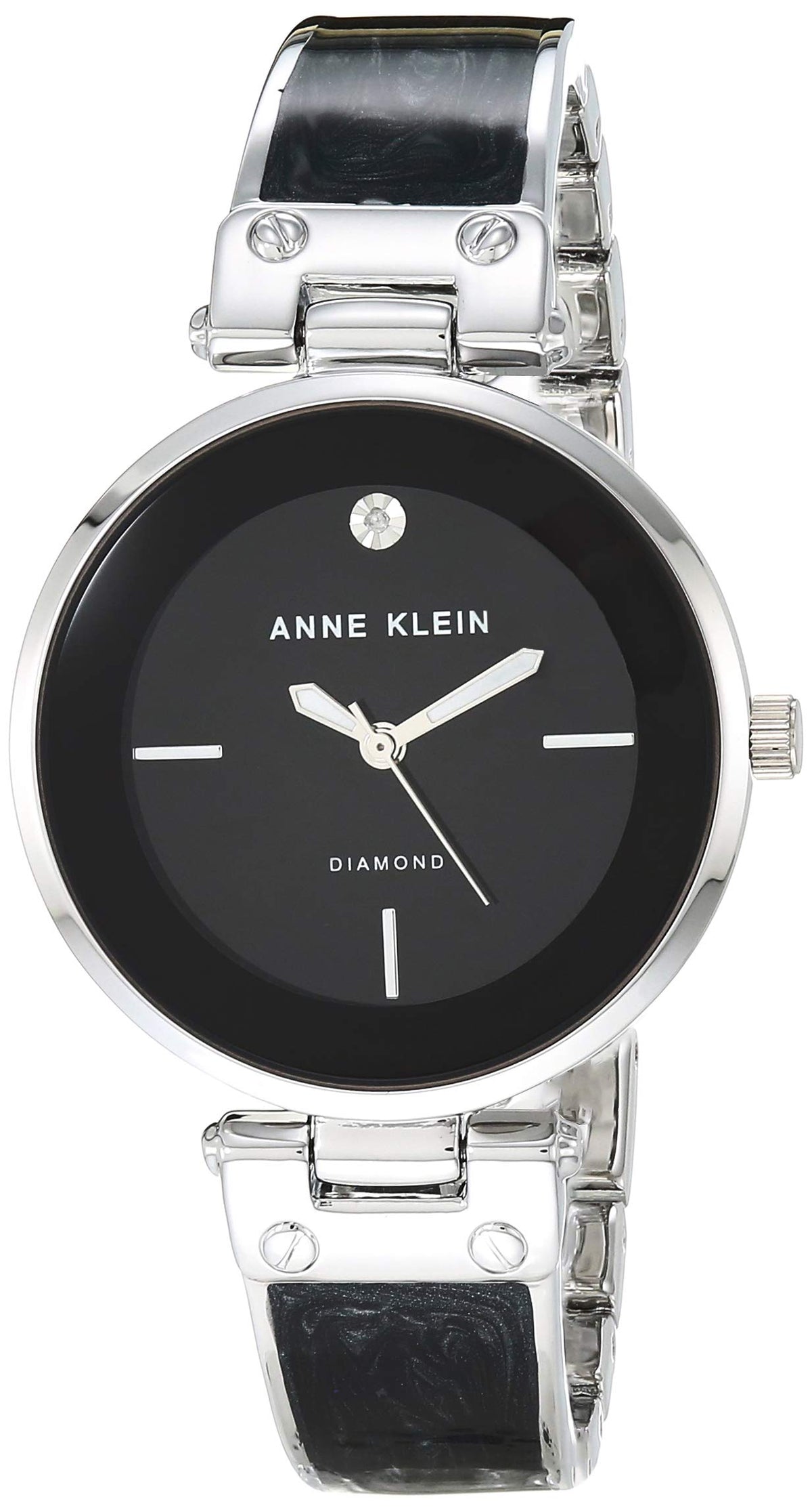 Anne Klein Women s Genuine Diamond Dial Bangle Watch - Anne Klein Official Imagery - 8