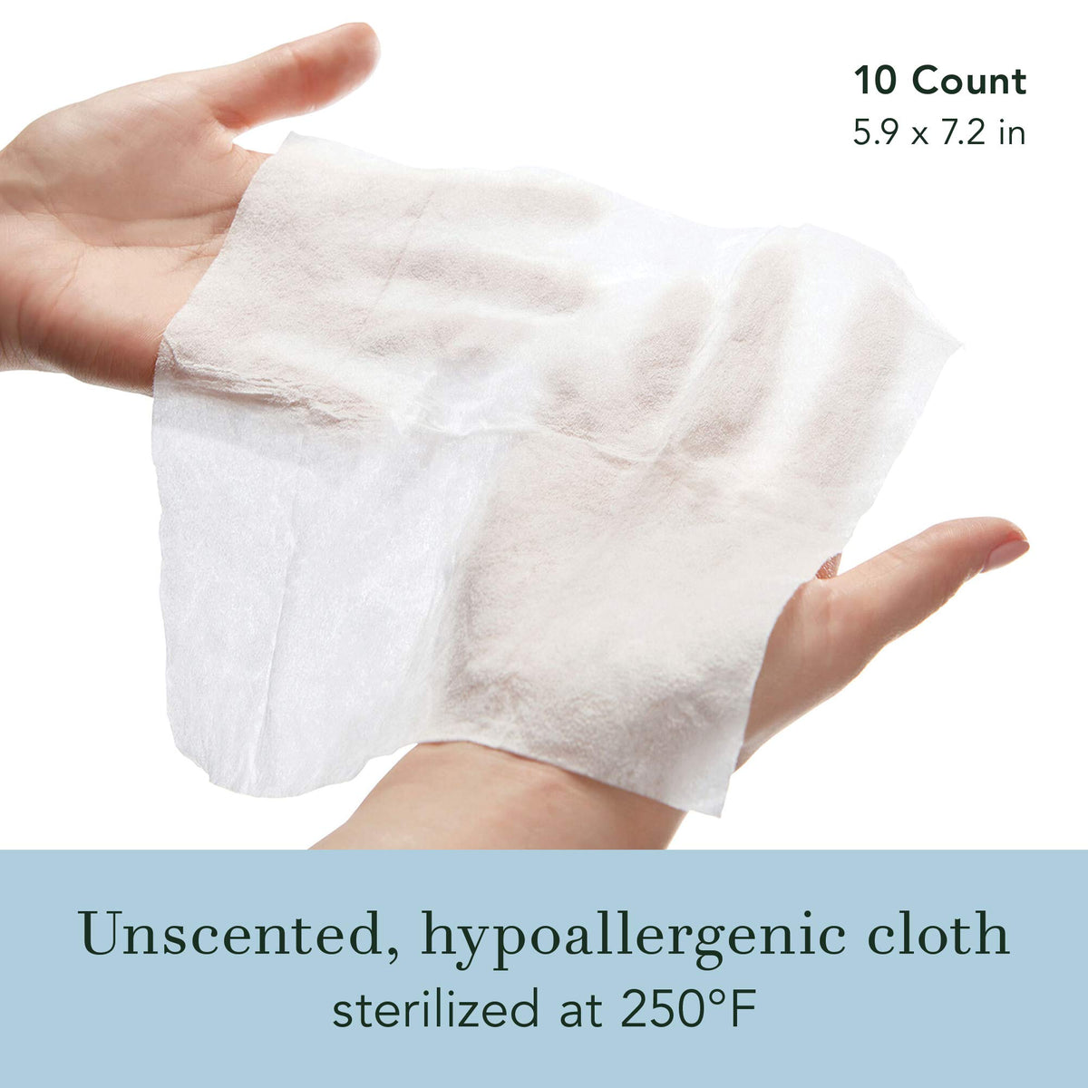 Rael Organic Cotton Wipes Body Cloth On the Go All Skin - Rael Official Imagery - 3