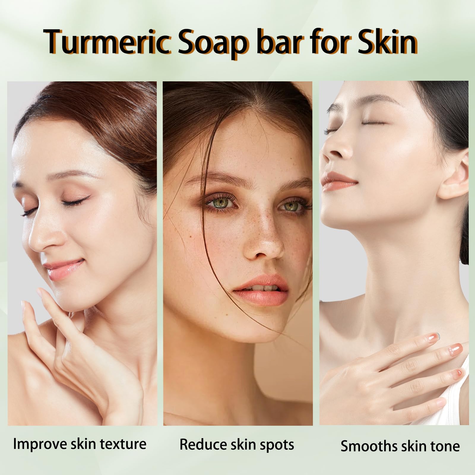 tovaginsh 3Packs Turmeric Soap Bar, Organic Tumeric Soap for Face and Body, - tovaginsh Official Product View 6