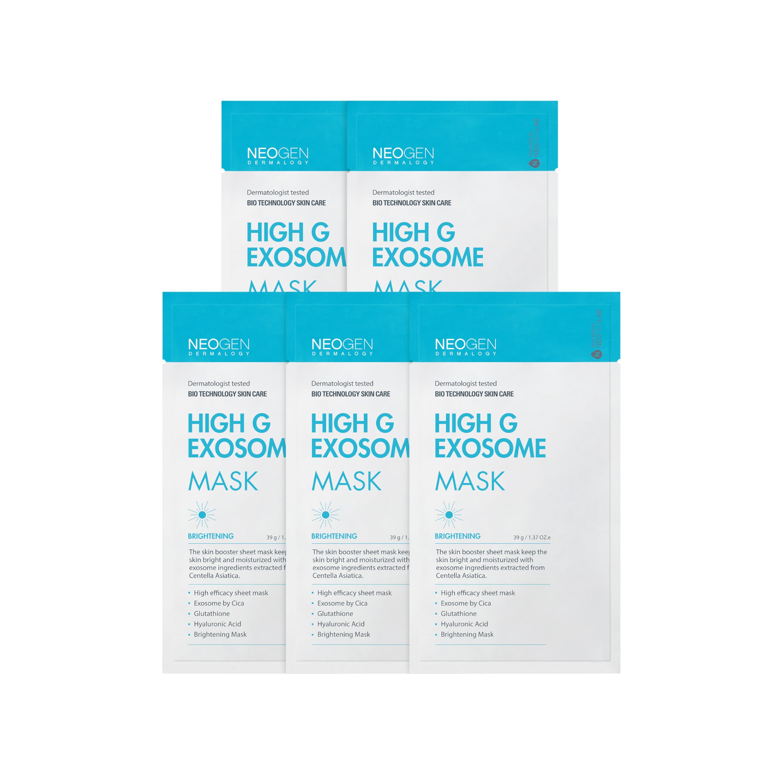 [K-Beauty] NEOGEN DERMALOGY High G Exosome Mask Sheet (39g. 5 - DERMALOGY by NEOGENLAB