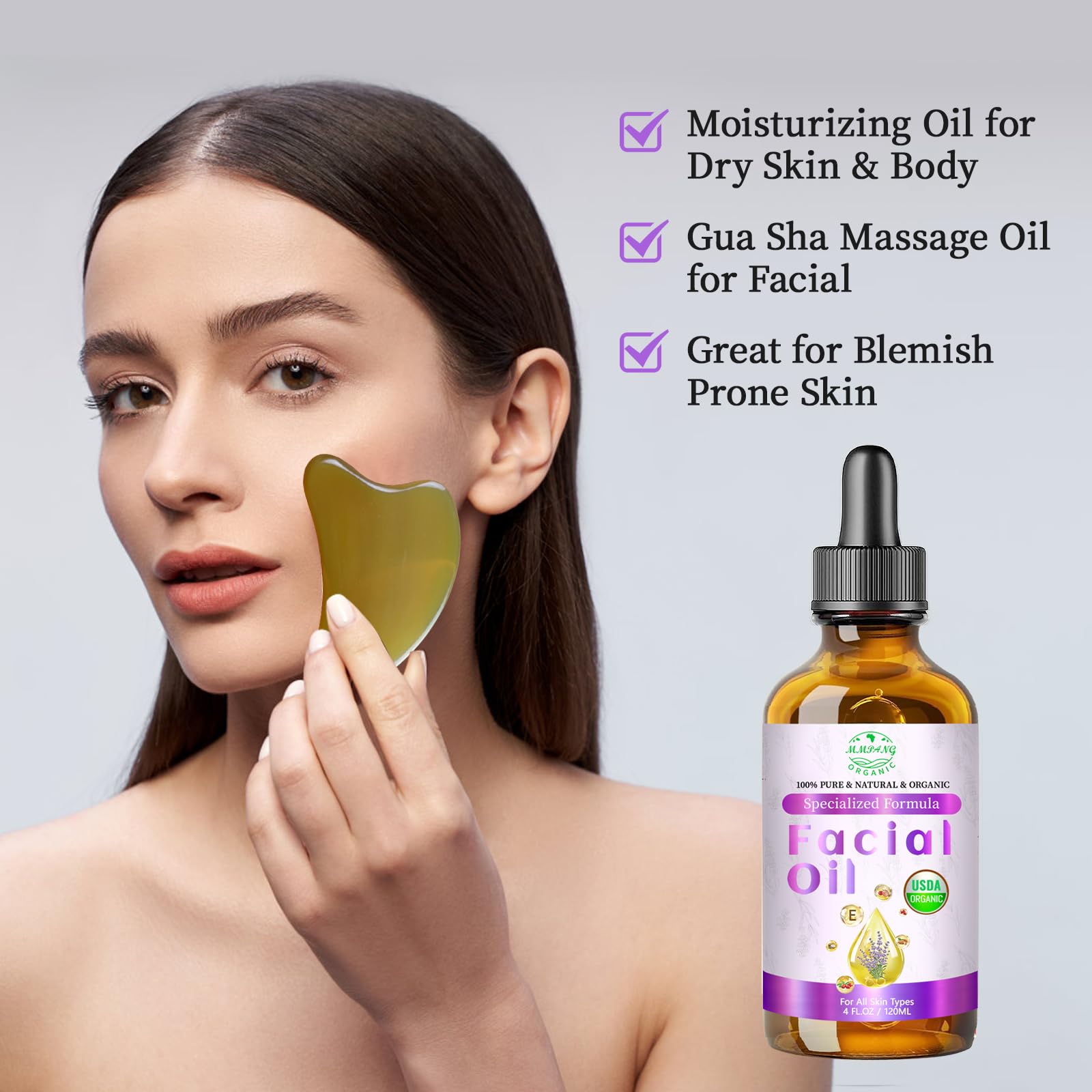 MMPANG Facial Oil, Organic Rosehip & Vitamin E Face Oil & Massage - MMPANG Official Product View 7