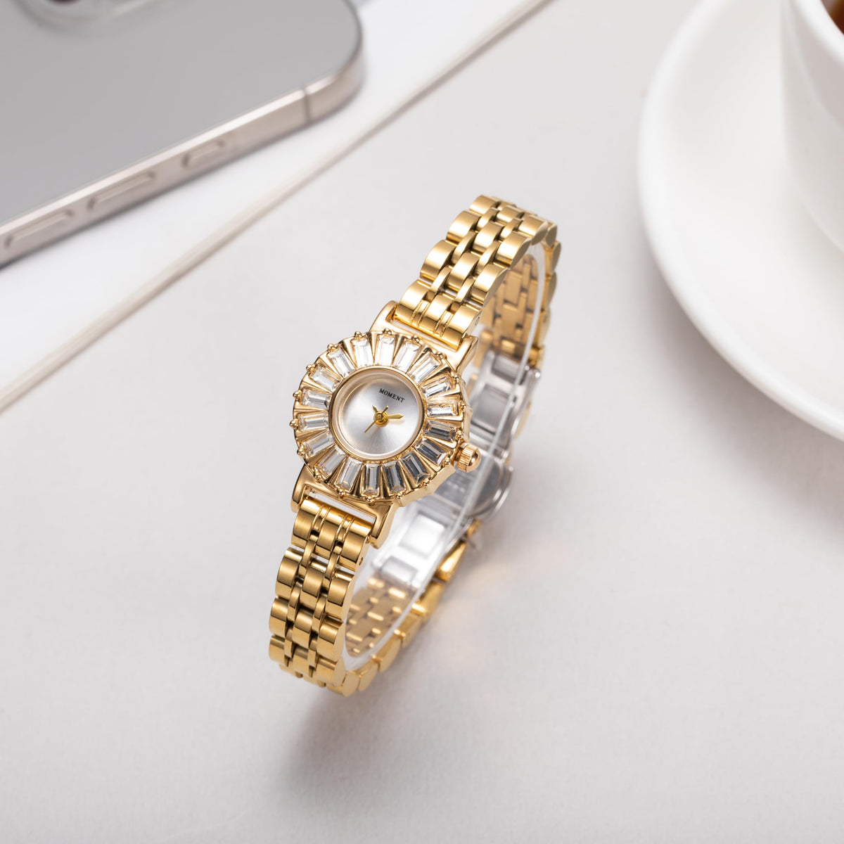 GORBEN Gold Tone Women s Watch with High Precision Quartz - GORBEN Official Imagery - 4