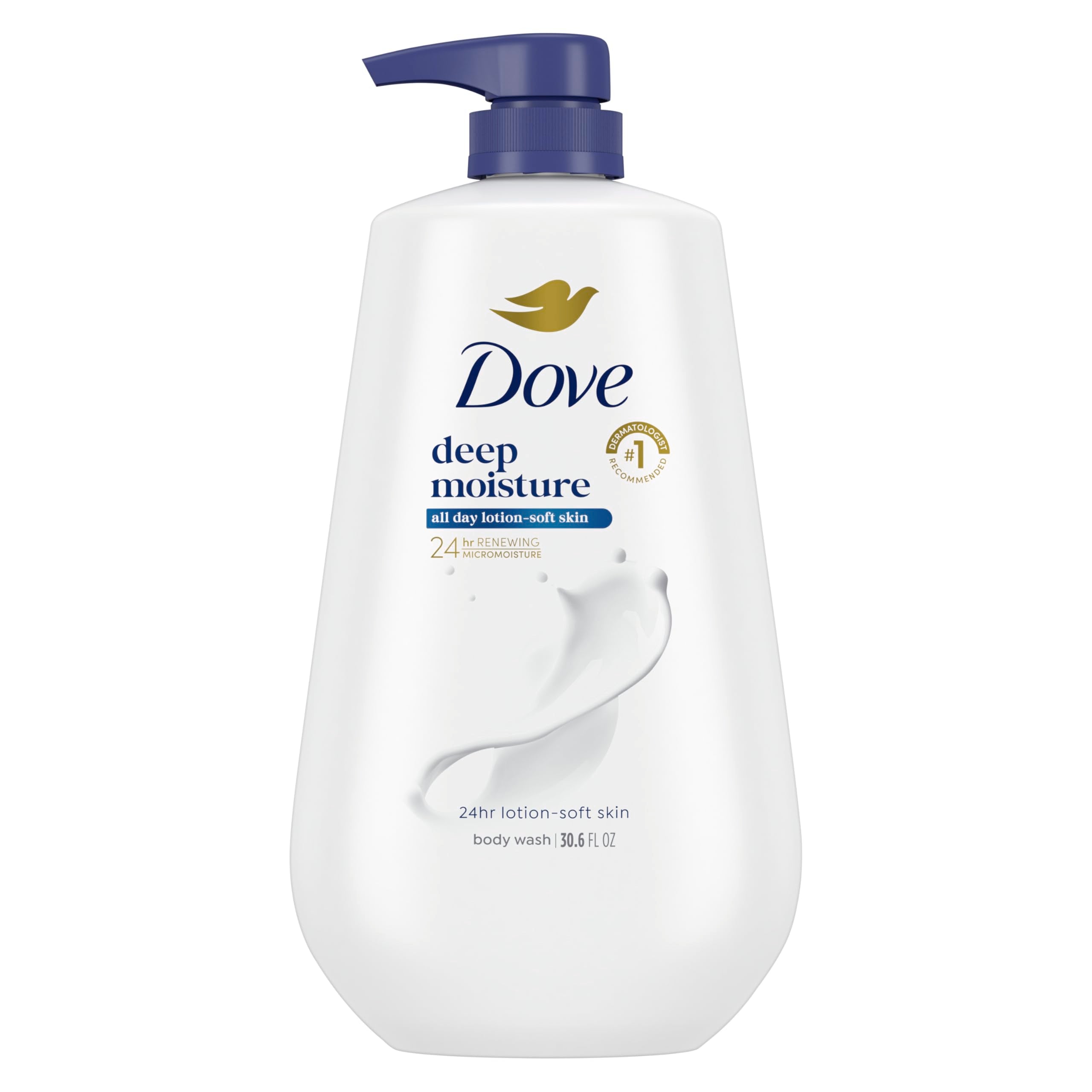 Dove Body Wash Body Wash Deep Moisture 30.6 oz Pump, Sulfate Free - Elefair Tech Official Product View 2