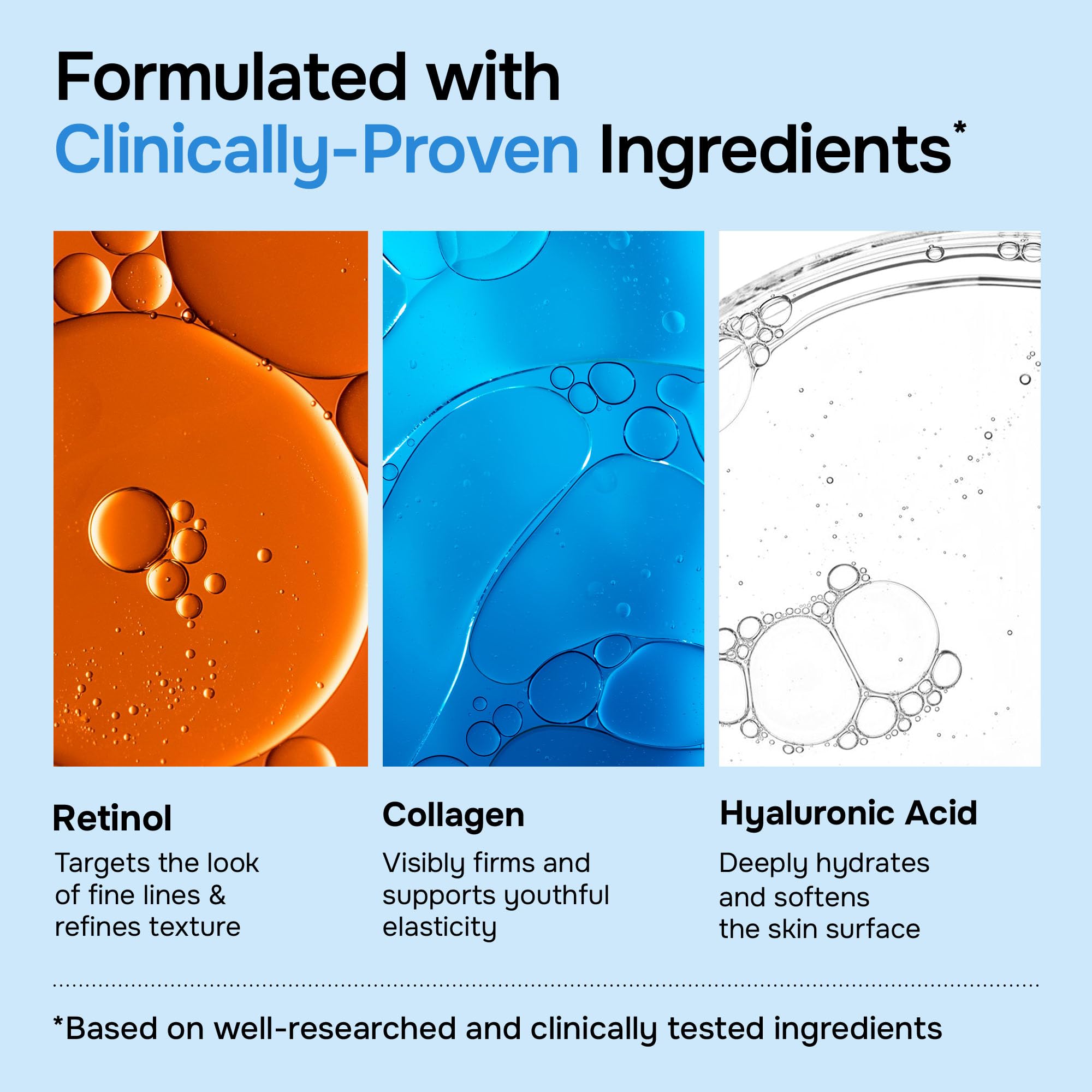 SimplyVital Face Moisturizer Retinol Collagen Hyaluronic 1 7 - SimplyVital Official Product Imagery - 5