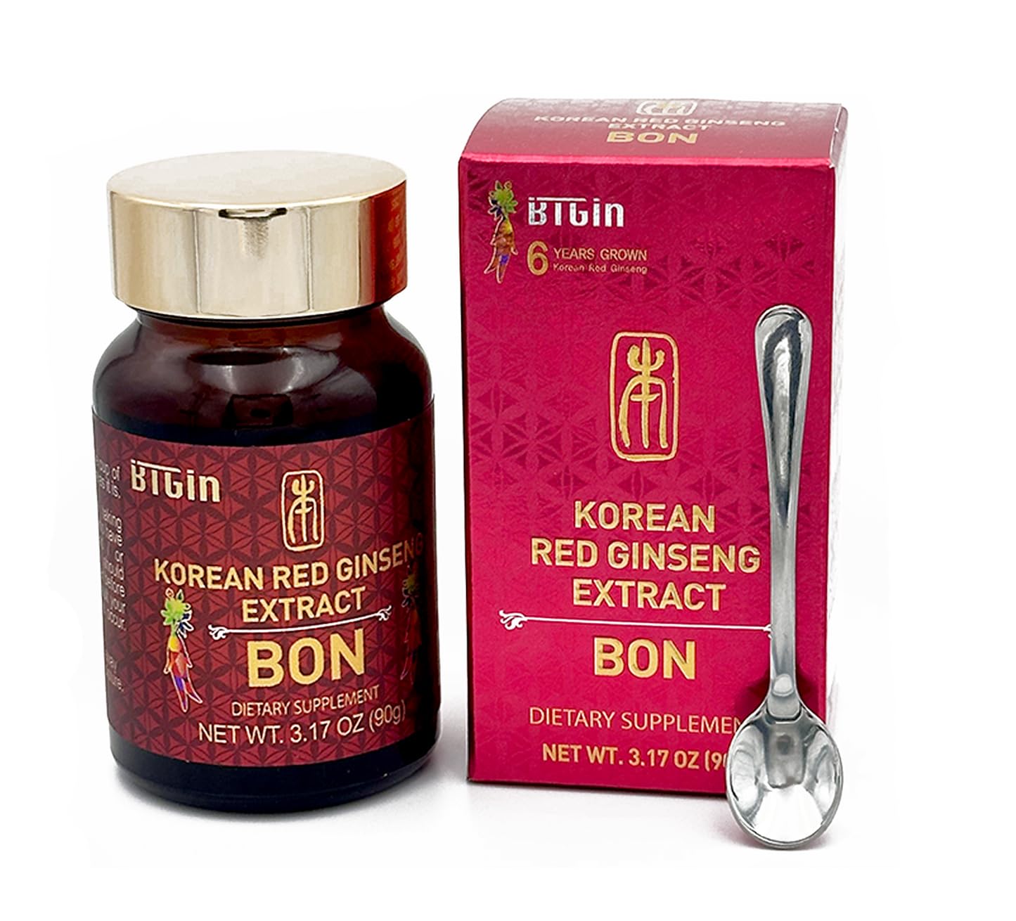 BTGIN Bon Korean Red Panax Ginseng Extract - 100% Pure Concentrat - BTGIN Official Product View 2