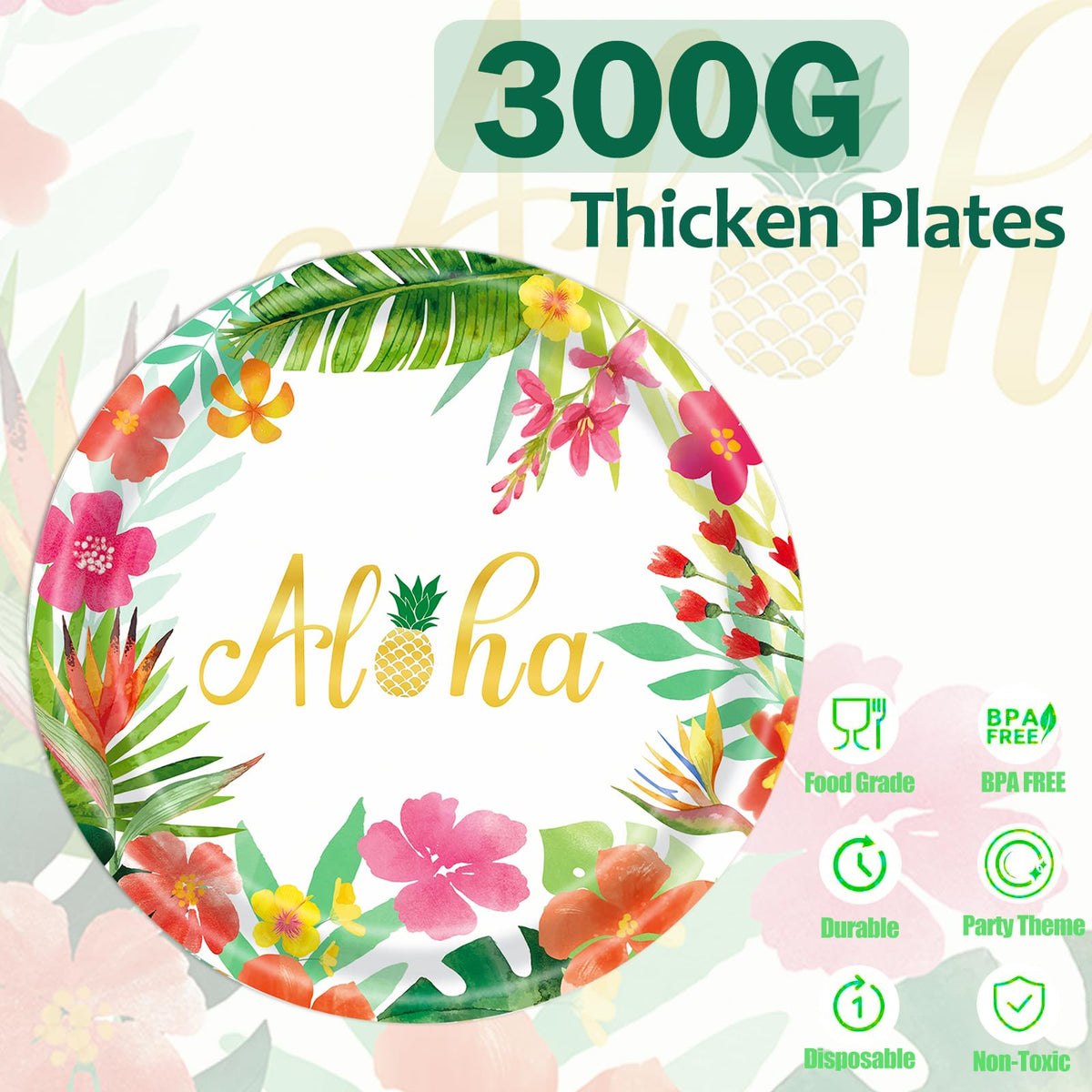 Hawaiian Luau Party Decorations Supplies - OUNIY Official Imagery - 5