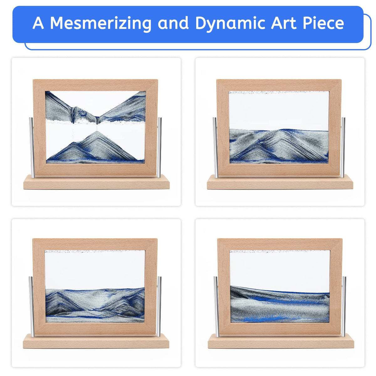 Coitak Moving Sand Art Picture Wooden Frame Dynamic Sand - Coitak Official Imagery - 5